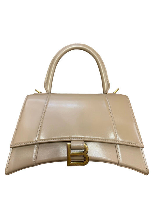Balenciaga Hourglass Small: The Beige Heritage