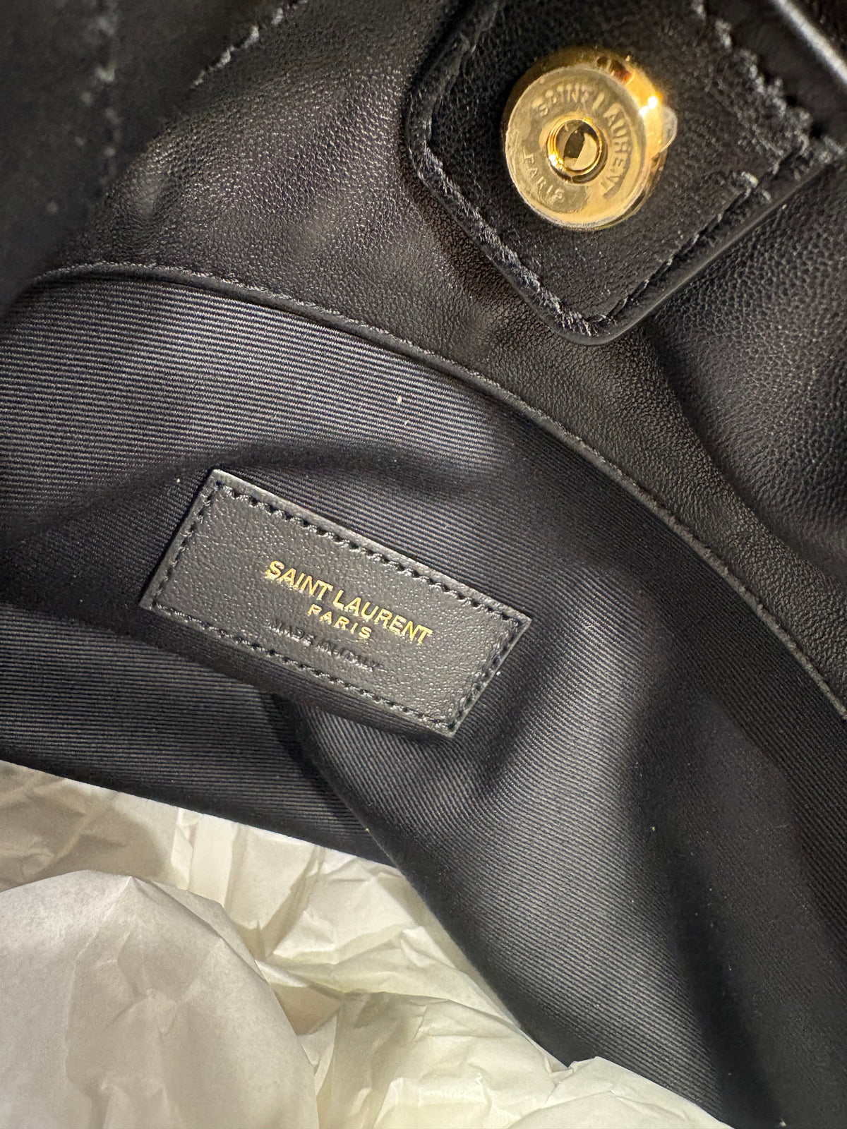 Saint Laurent Jamie Pochon in Nappa Trapuntata con Pochette Nuova Collezione . Nuova