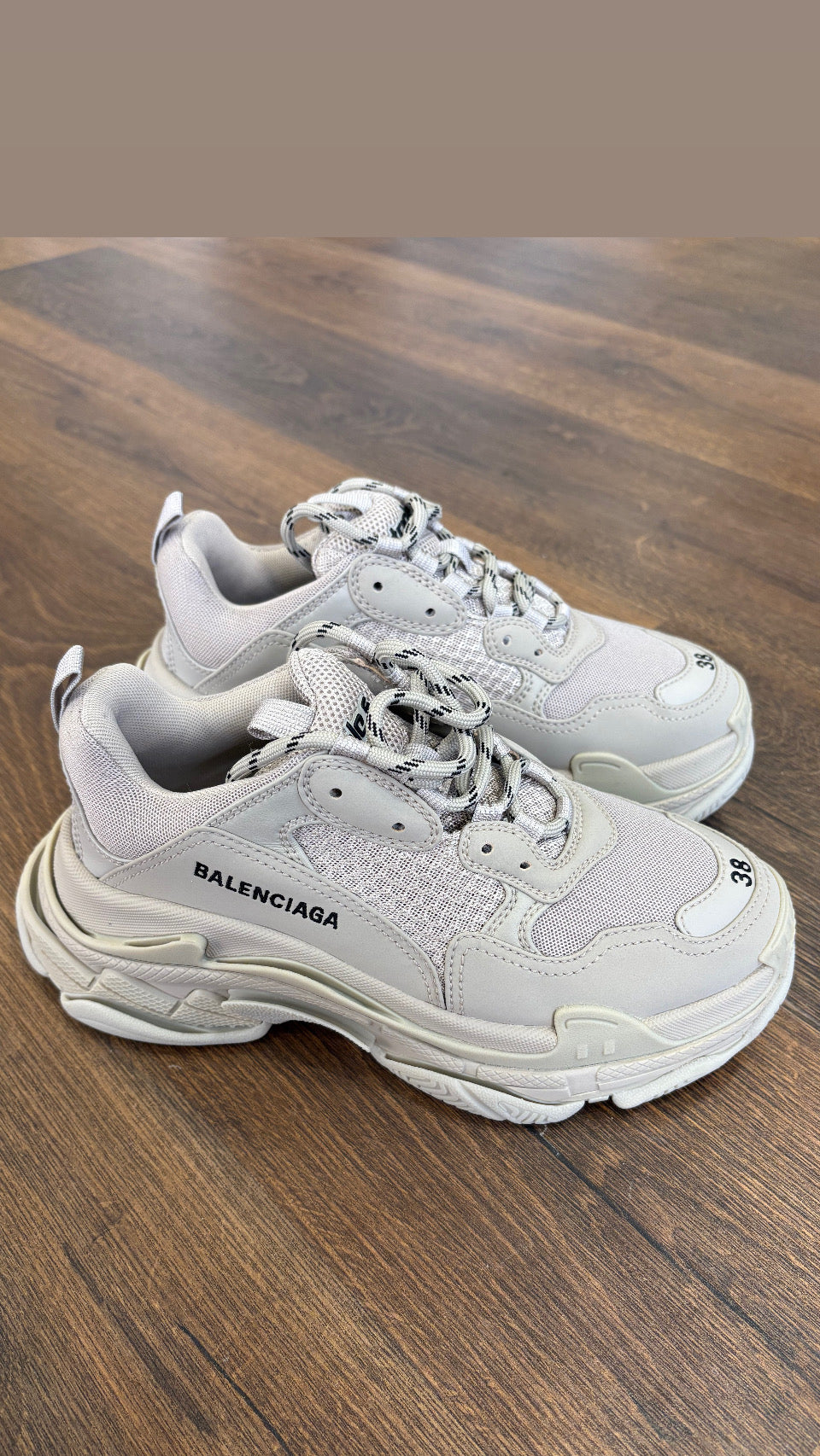 Balenciaga Sneakers beige 38 nuove