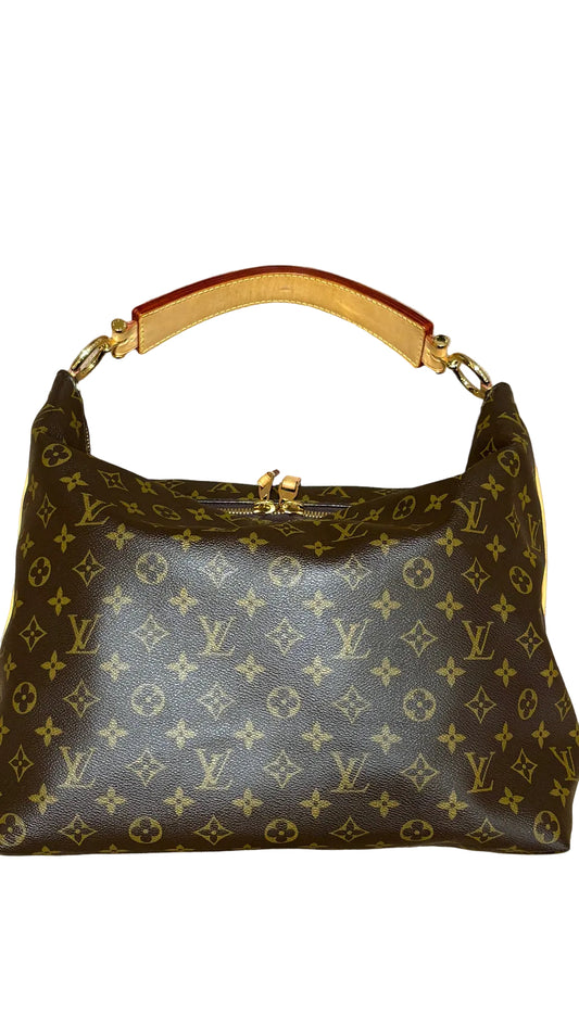 Borsa Hobo Louis Vuitton Sully MM in Tela Monogram