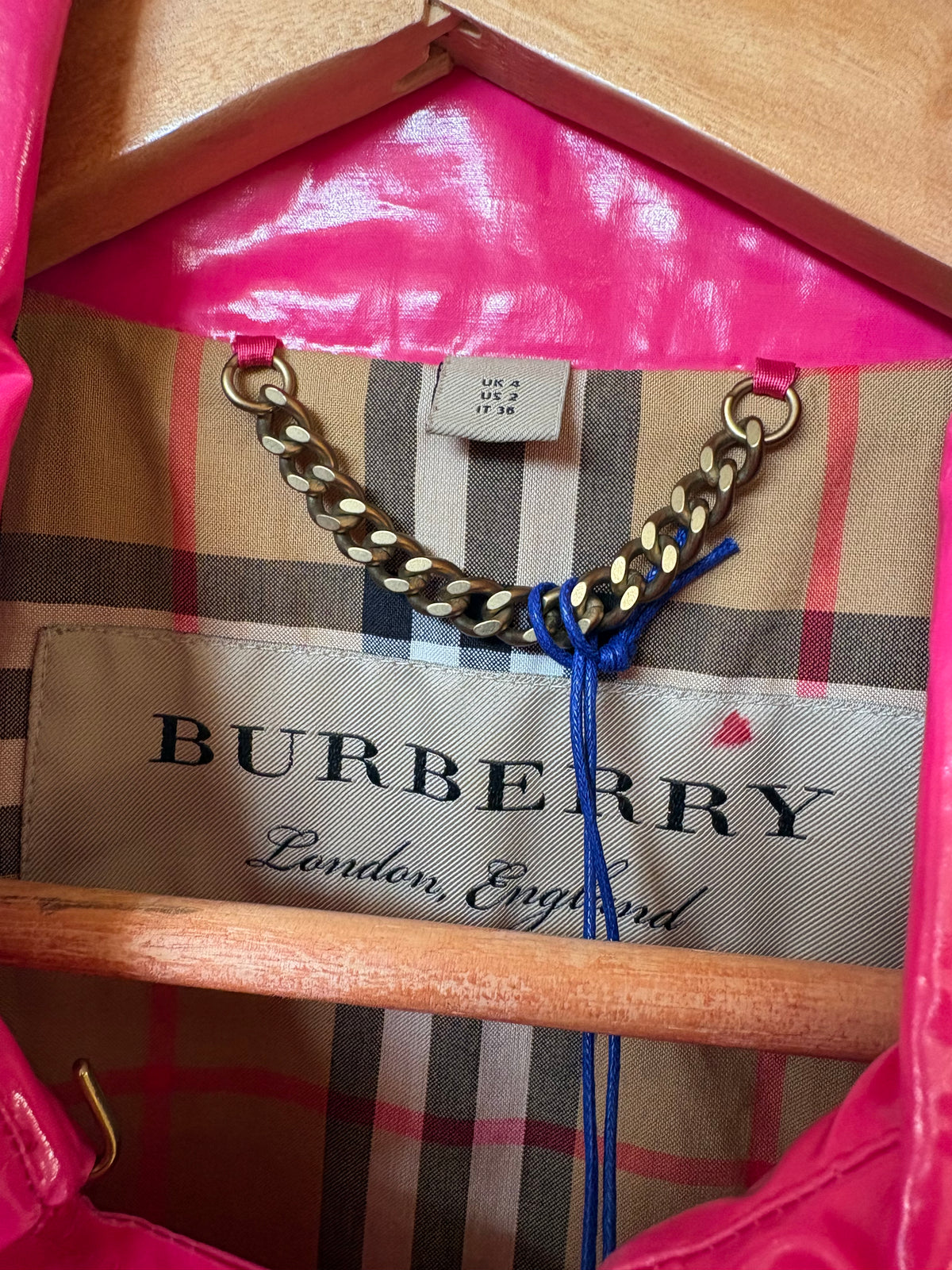 Burberry The EastheathCoated Cotton Trench Coat. Nuovo