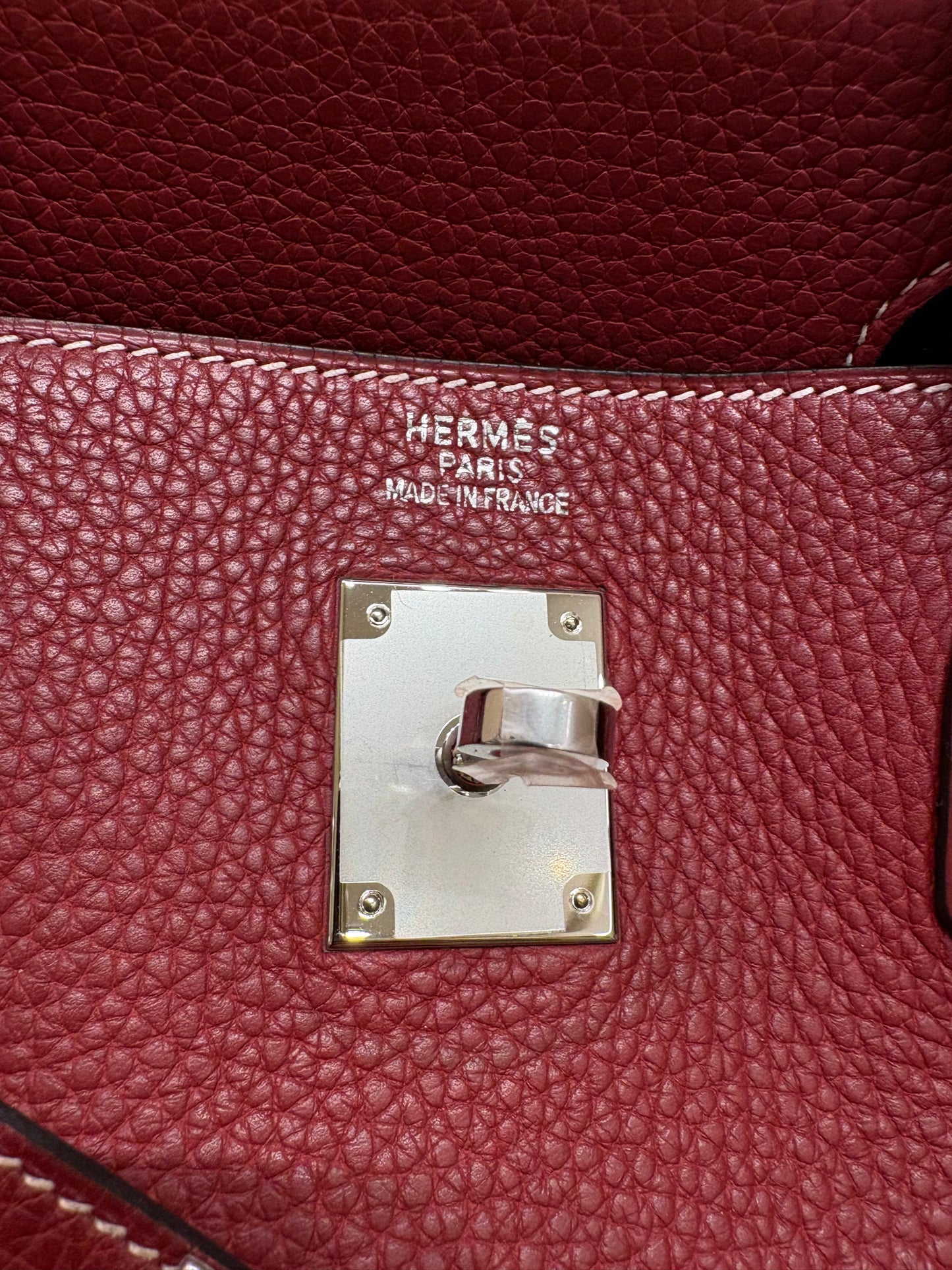 Hermès Paris Birkin 40 rouge granate hw gold