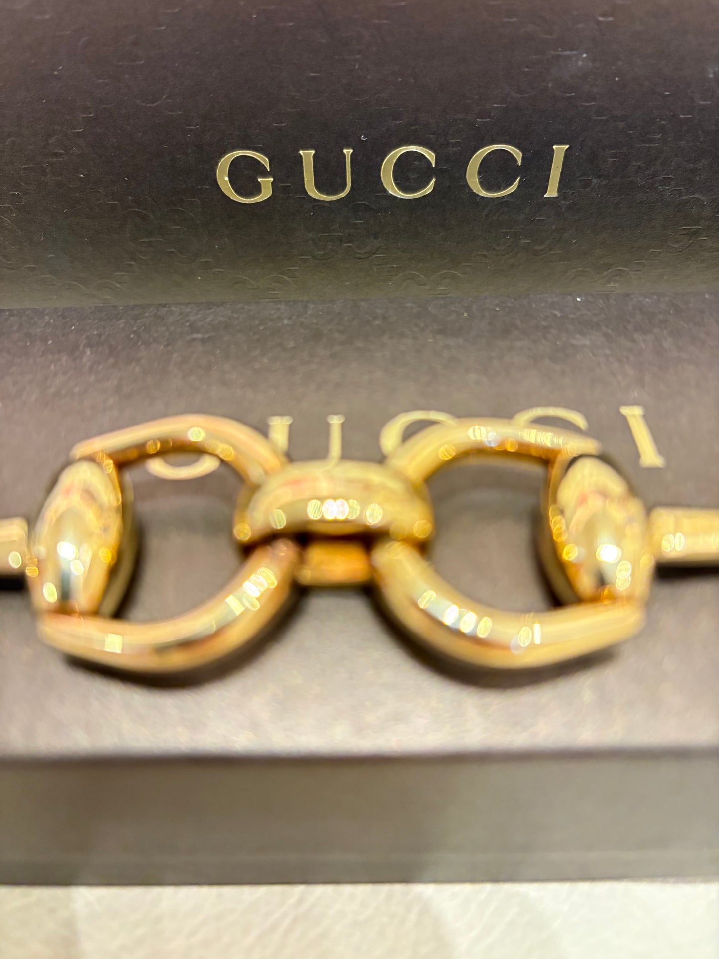 Gucci bracciale Horsebit in oro giallo 18Kt