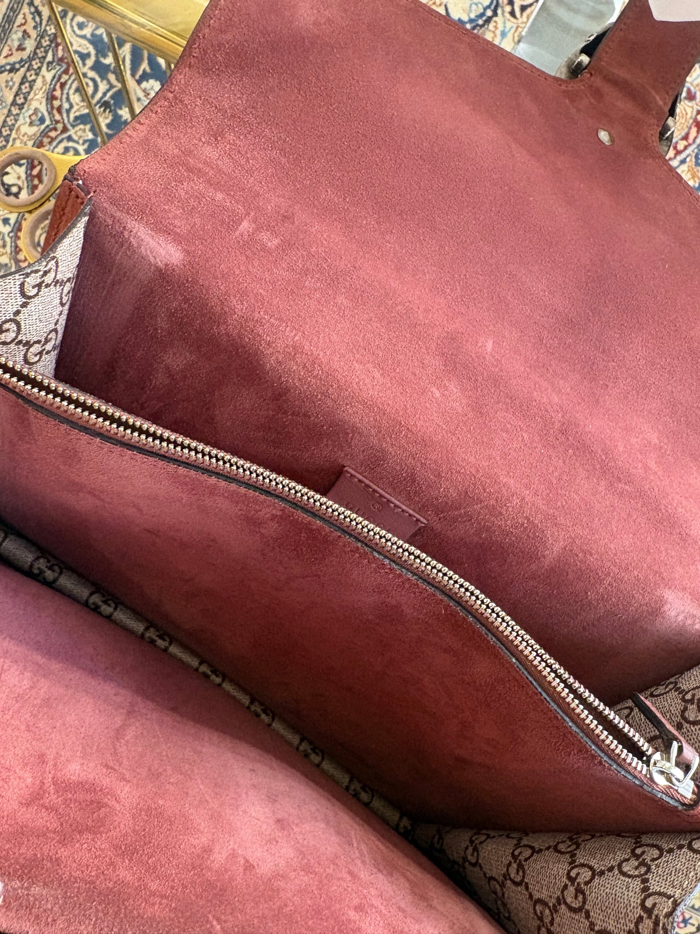 Gucci  Borsa a spalla Dionysus GG Supreme Blooms misura media