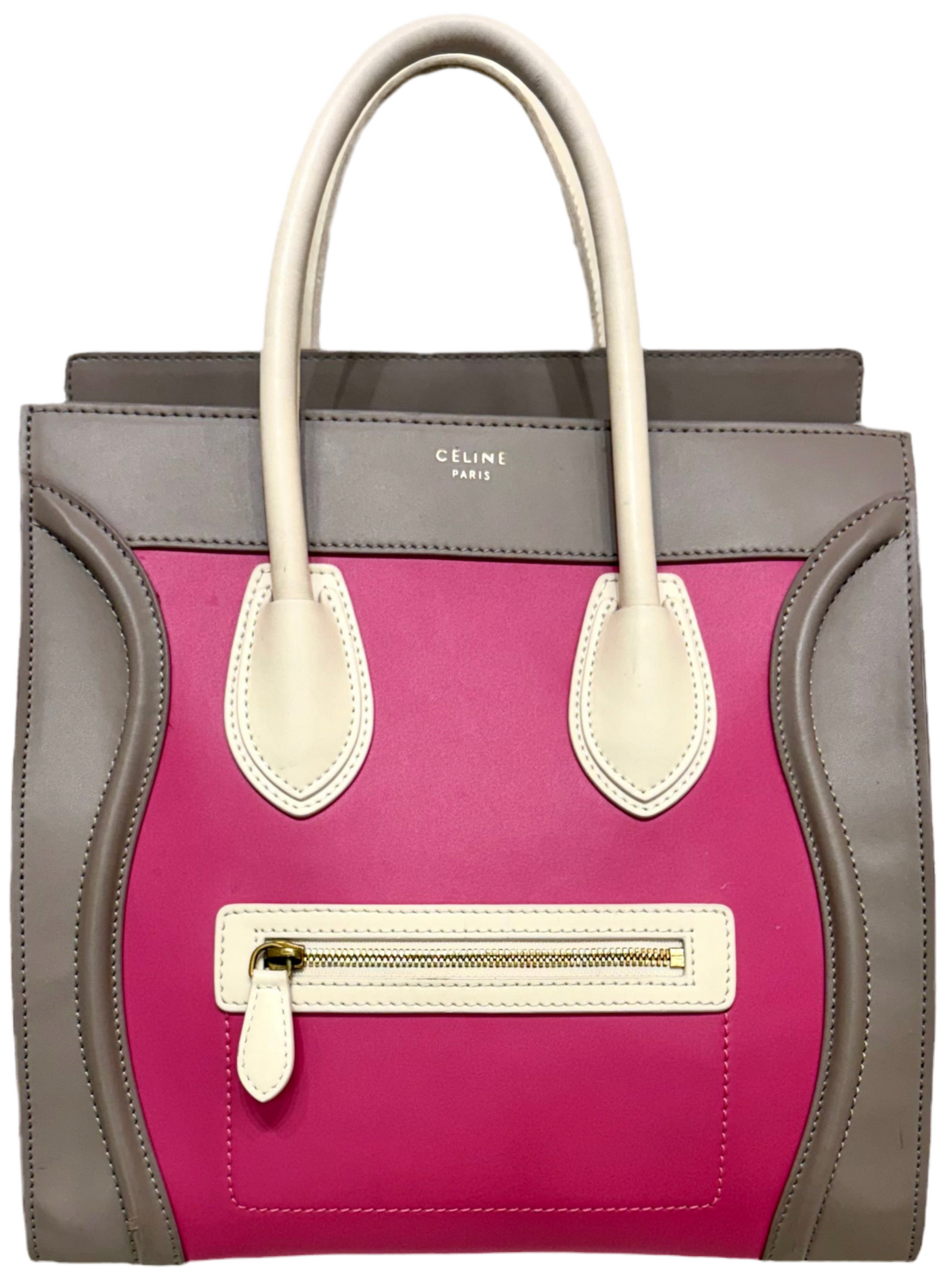 Céline Phantom tricolor in pelle