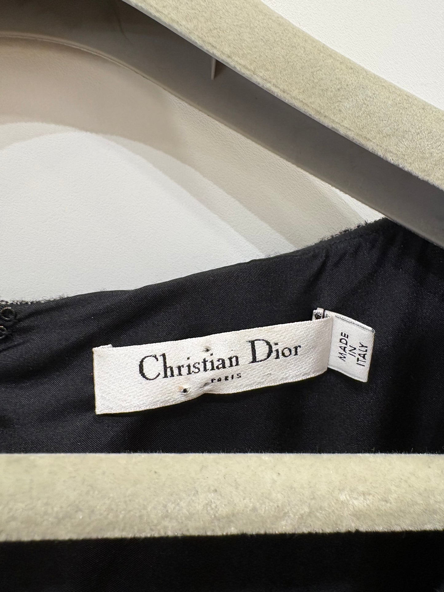 Christian Dior abito tweed in lana