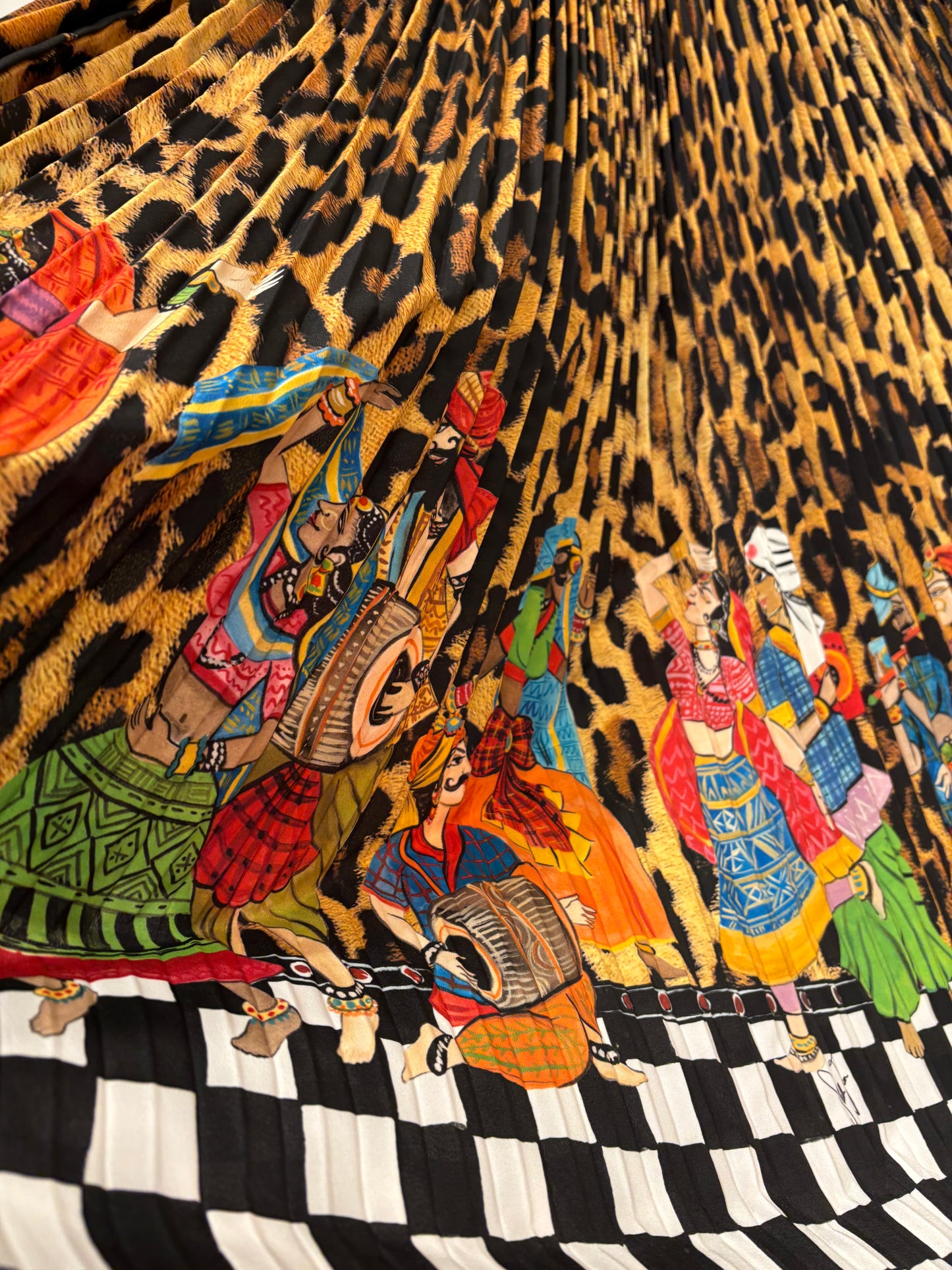 Stella Jean gonna lunga stampa leo ita 44/46