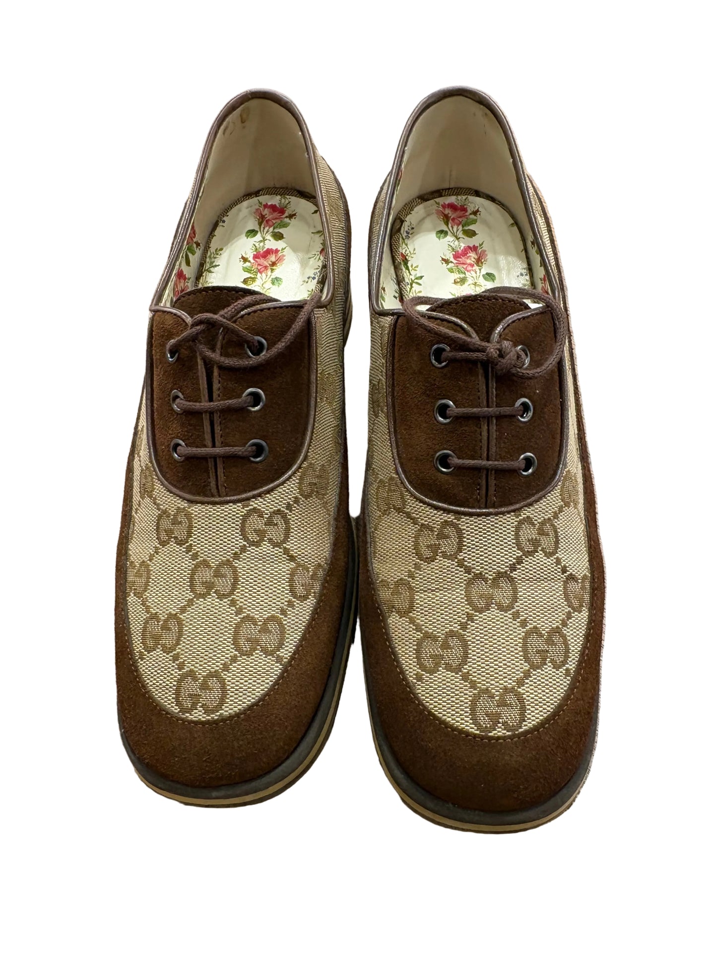 Gucci Thompson Derby GG canvas 36,5