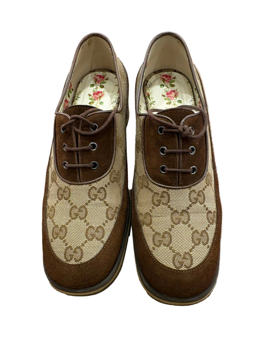 Gucci Thompson Derby GG canvas 36,5