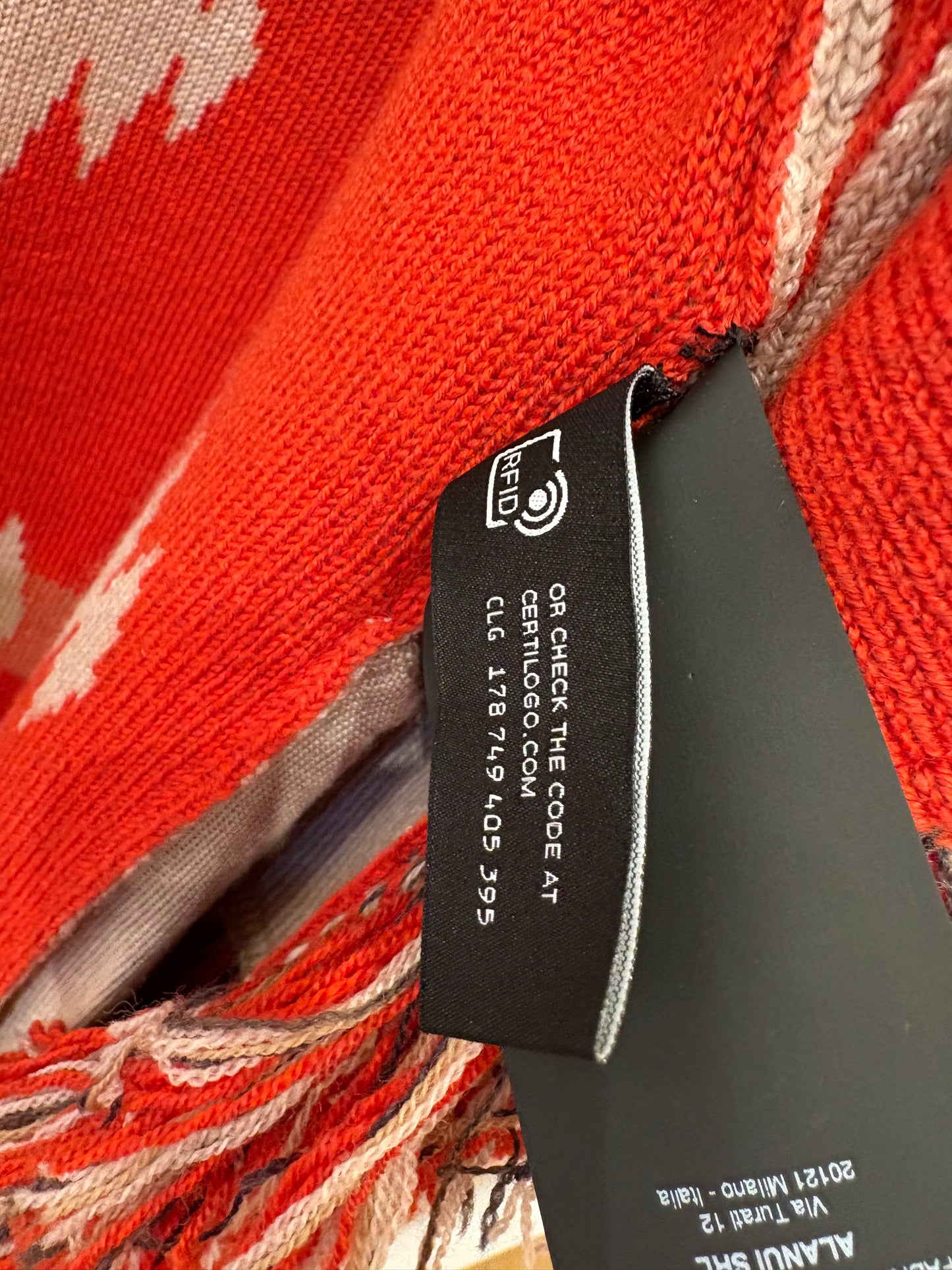 Alanui cardigan  Icon jacquard cashmere xs