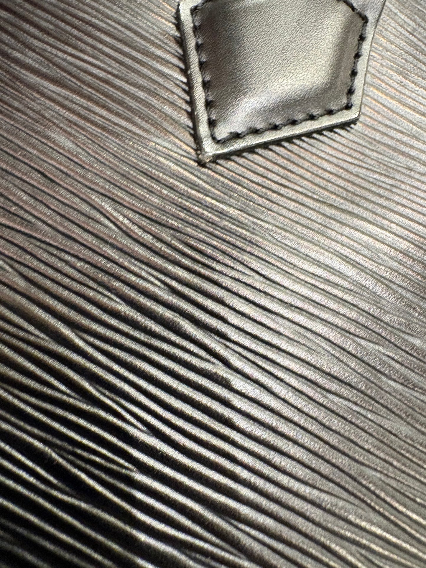 Louis Vuitton speedy in pelle epi nero