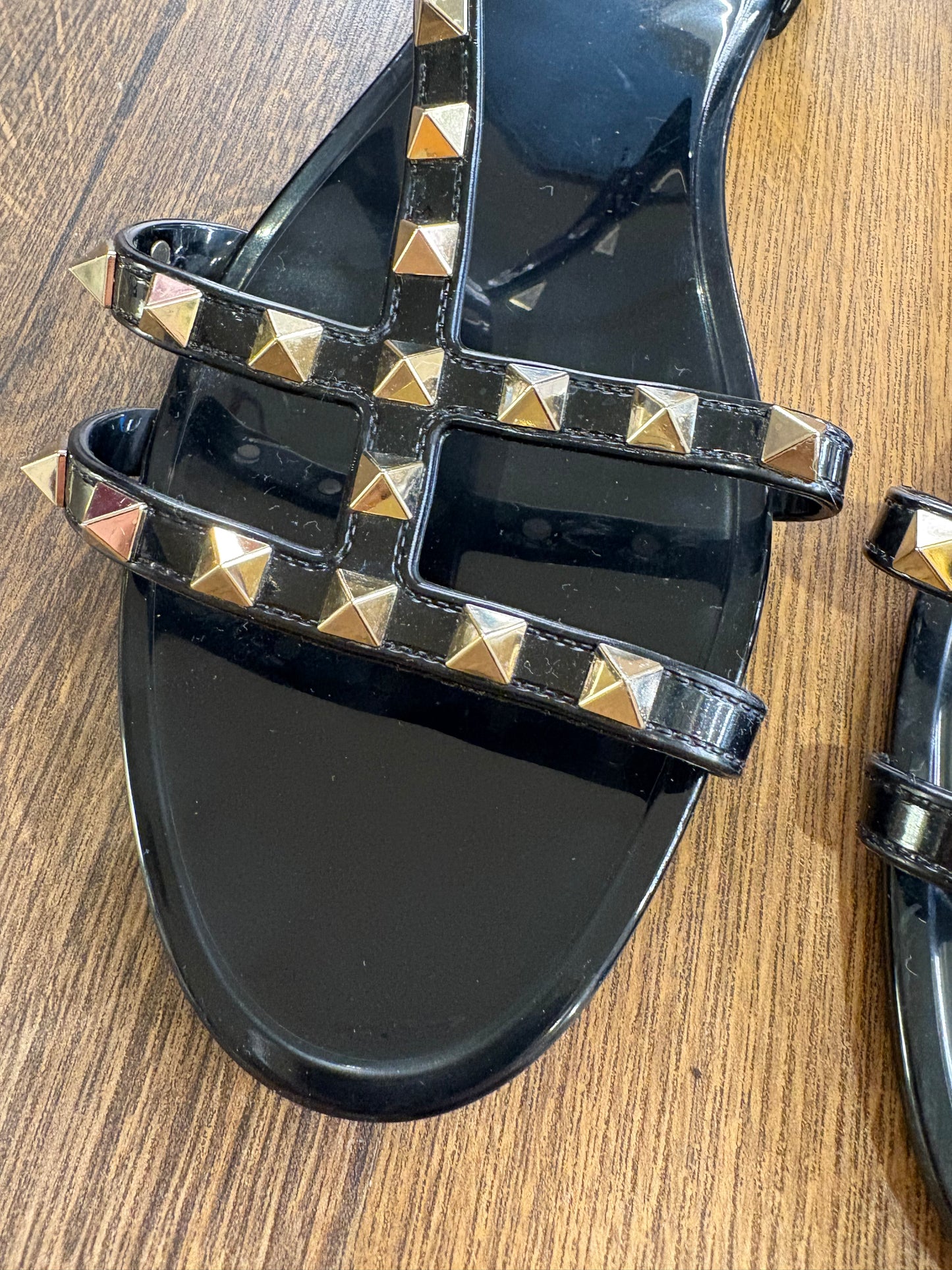 Valentino Garavani  sandali Rockstud in pvc 40