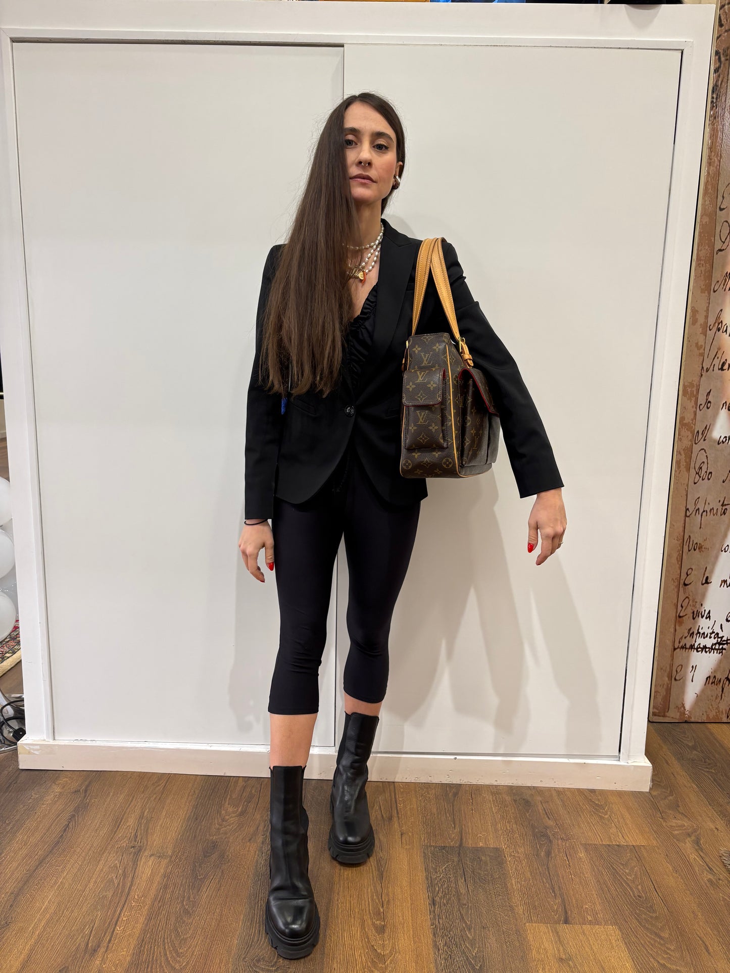 Louis Vuitton Cite’ in tela monogram e pelle a spalla