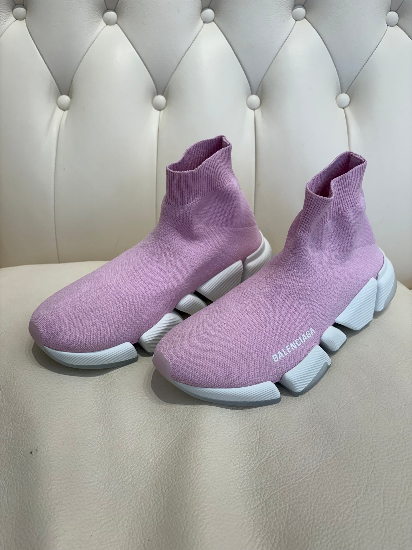 Balenciaga Speed 2.0 rosa bianco 39