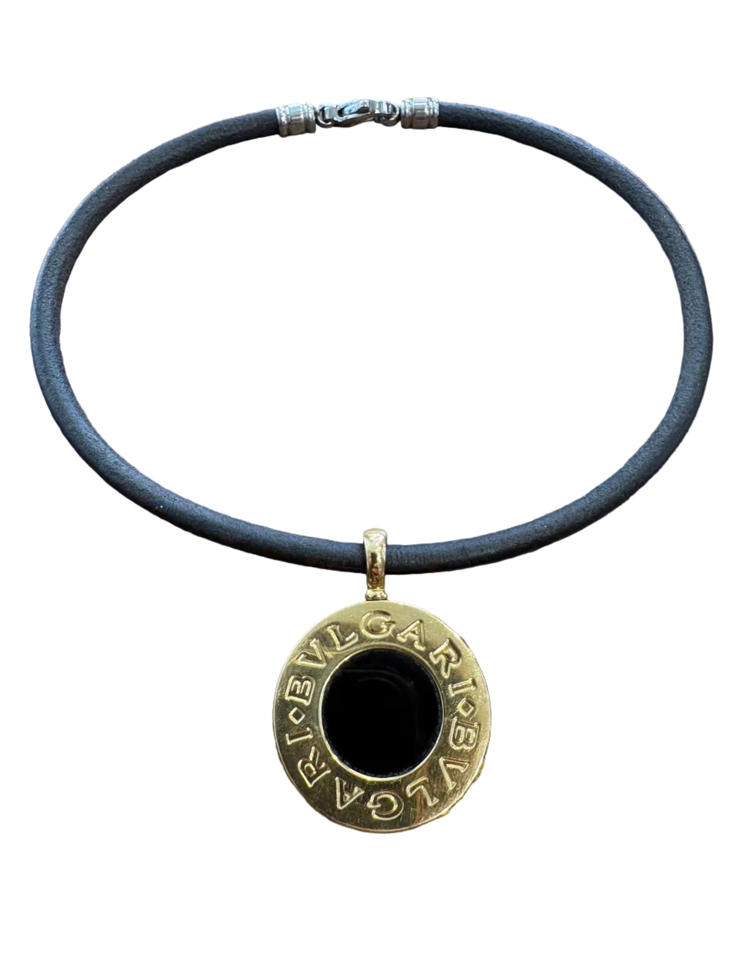 Bvlgari collana Reversibile oro giallo / acciaio