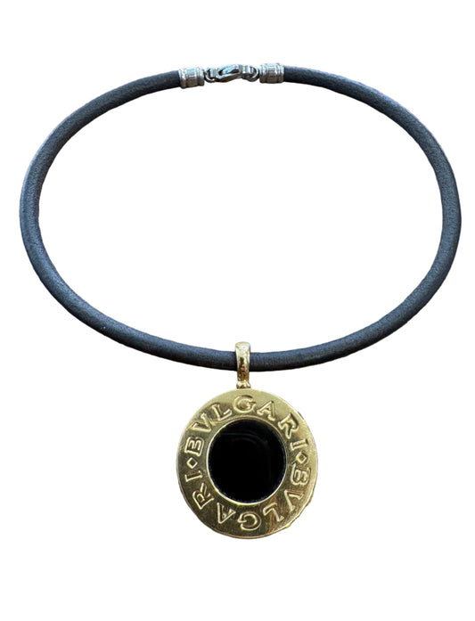 Bvlgari collana Reversibile oro giallo / acciaio