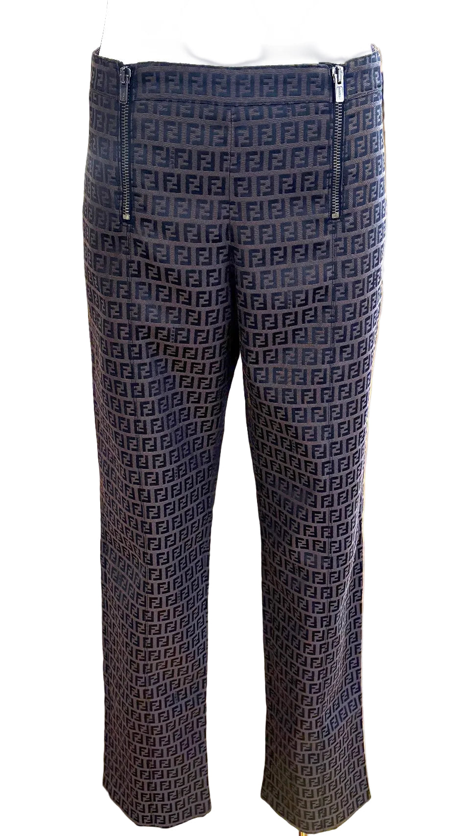 Fendi pantaloni tecnici stampati 44