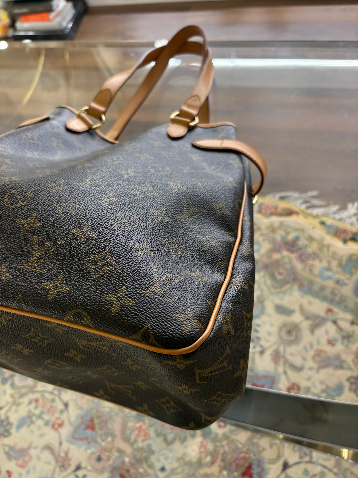 Louis Vuitton Batignolles Vertical in Tela Monogram e pelle