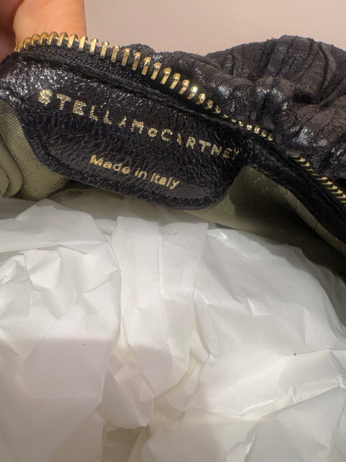 Stella McCartney Falabella Borsa Hobo Vintage in Ecopelle  Arricciata