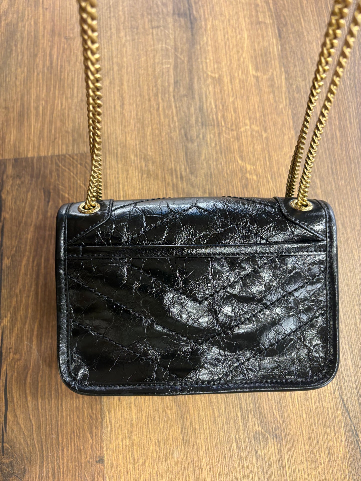 SAINT LAURENT BORSA NIKI MINI IN PELLE VINTAGE