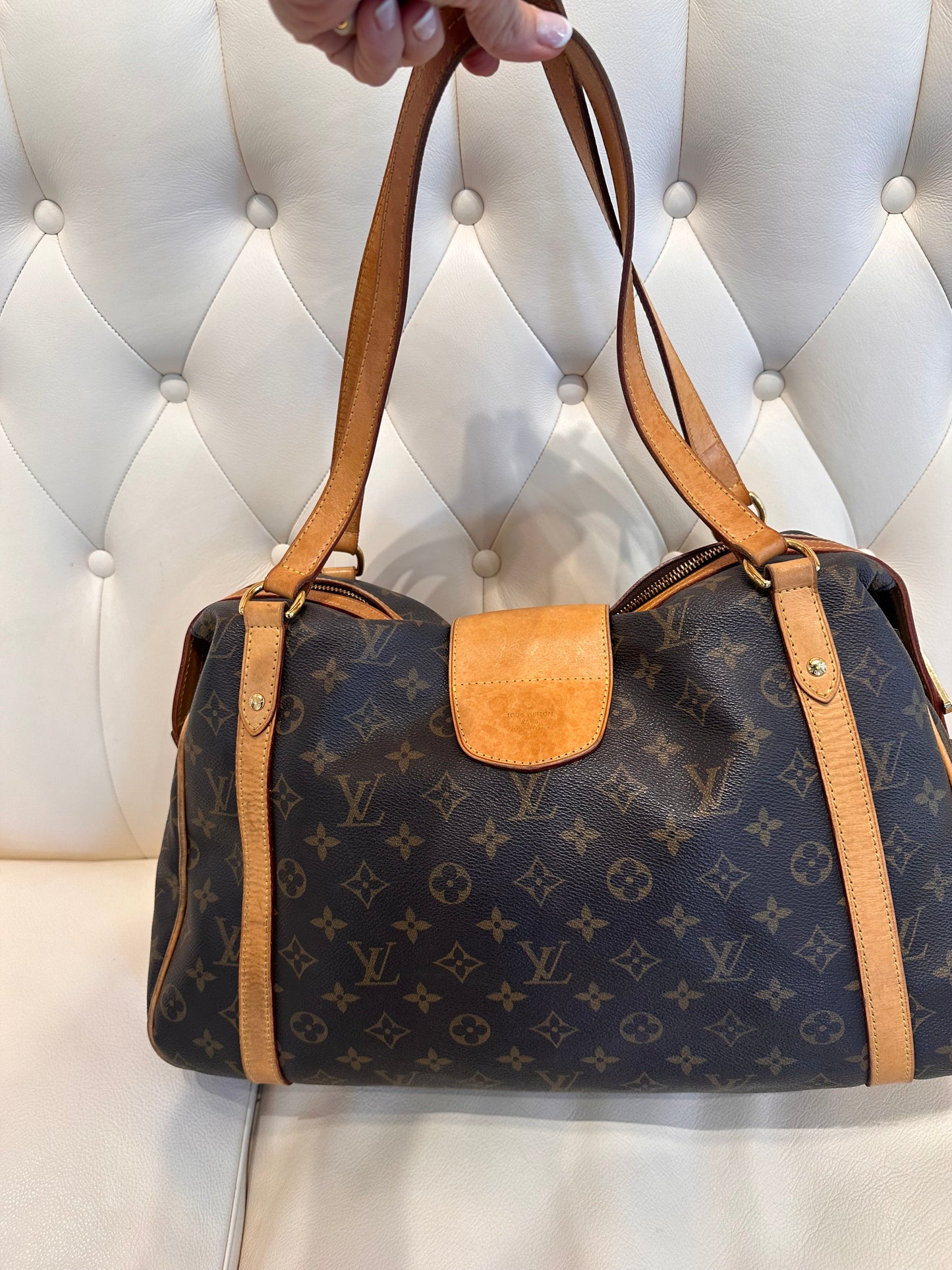 Louis Vuitton Stresa GM borsa monogram e pelle