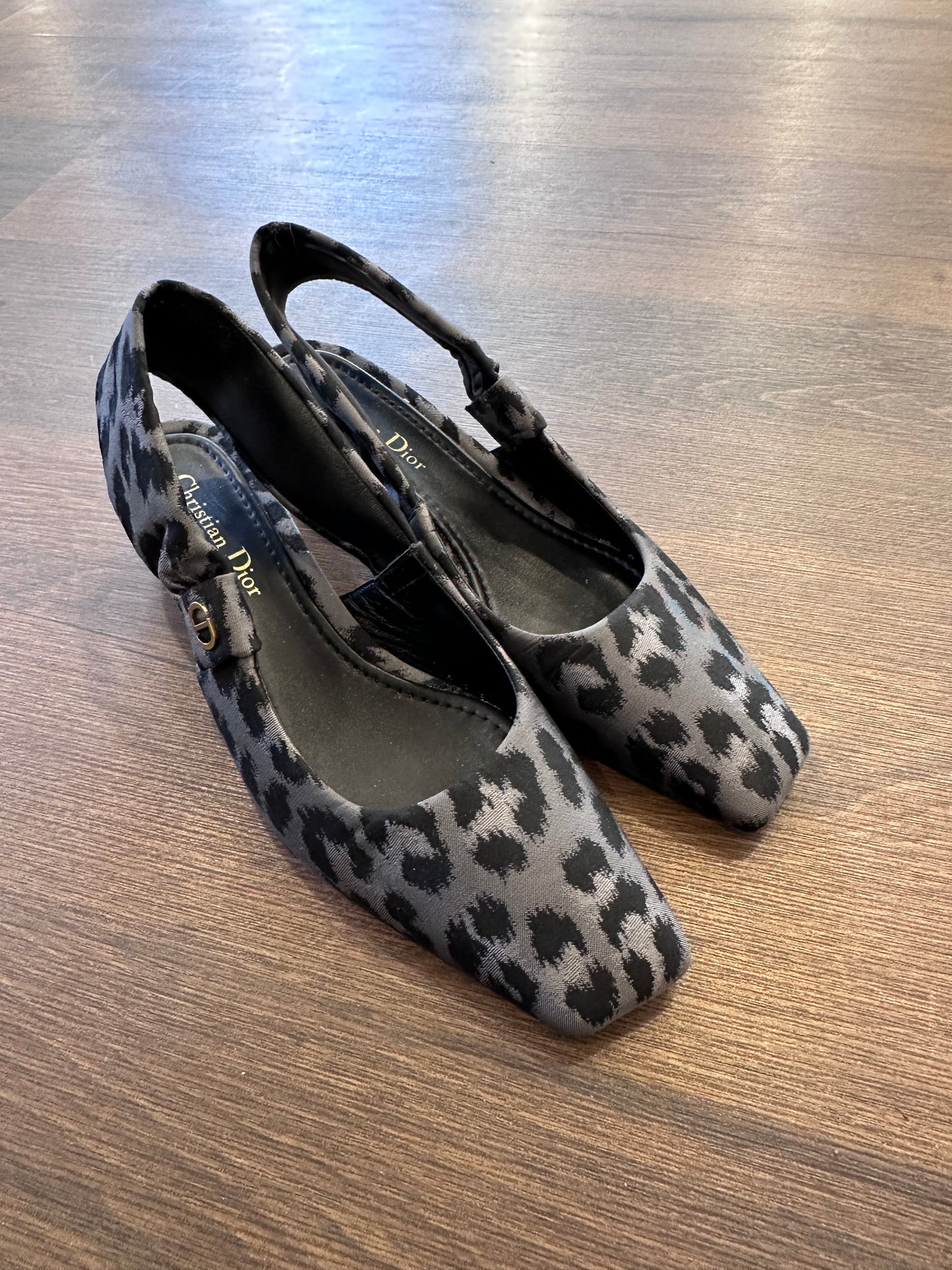 Dior Mizza slingback leo grigio