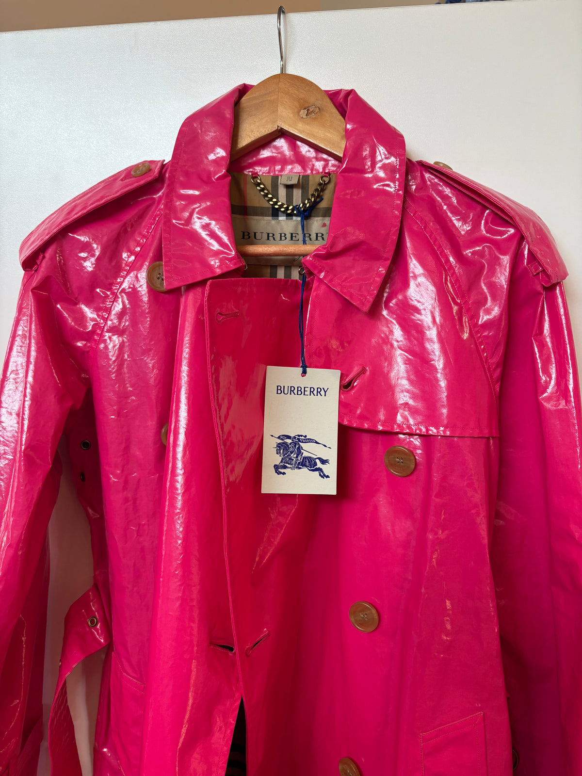Burberry The EastheathCoated Cotton Trench Coat. Nuovo