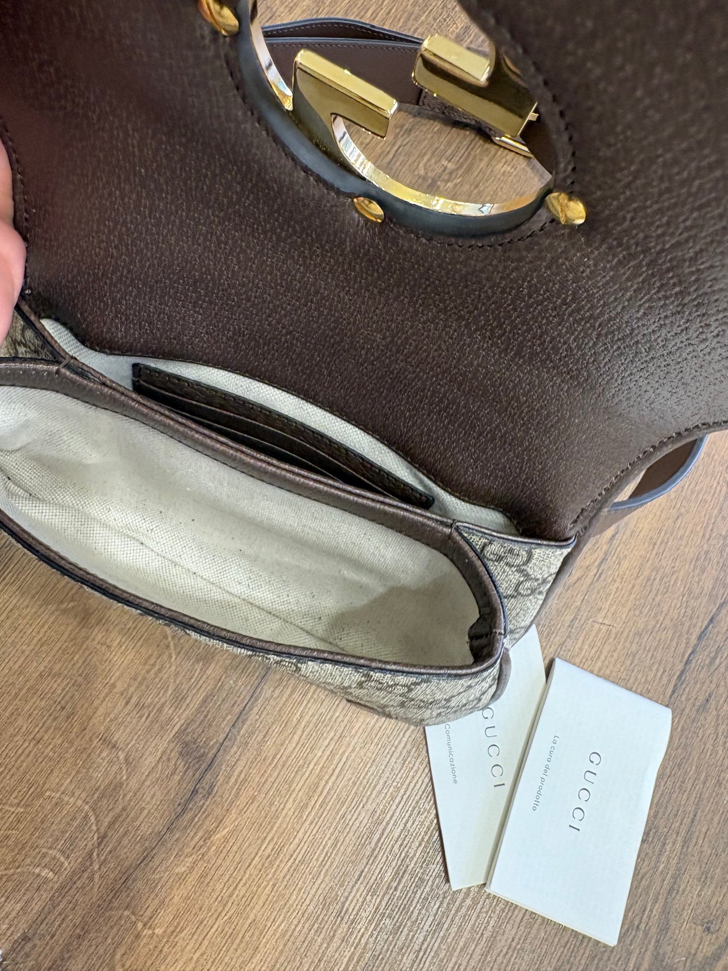 Gucci Blondie marsupio in tela GG Supreme e pelle