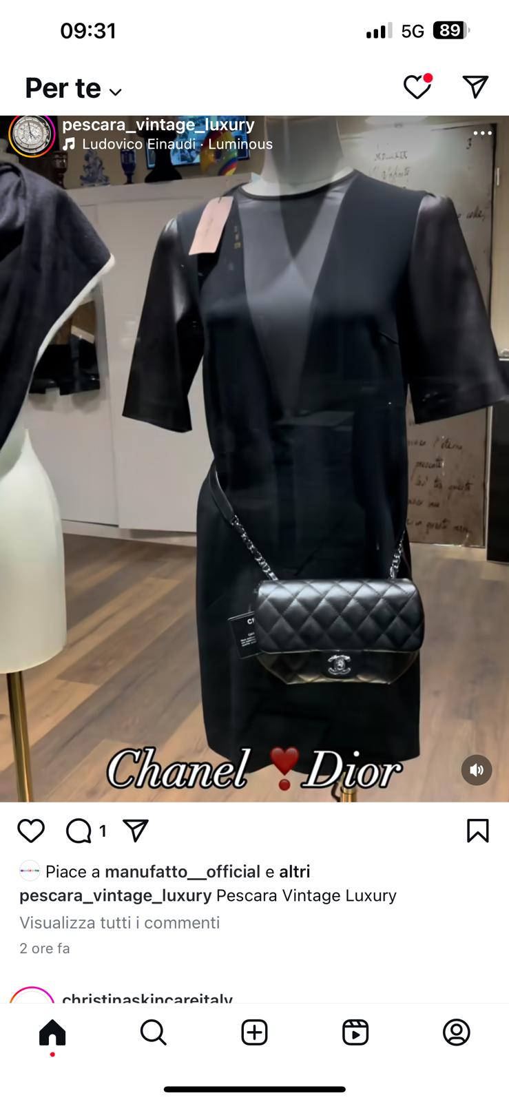 Chanel Uniform cintura marsupio in pelle
