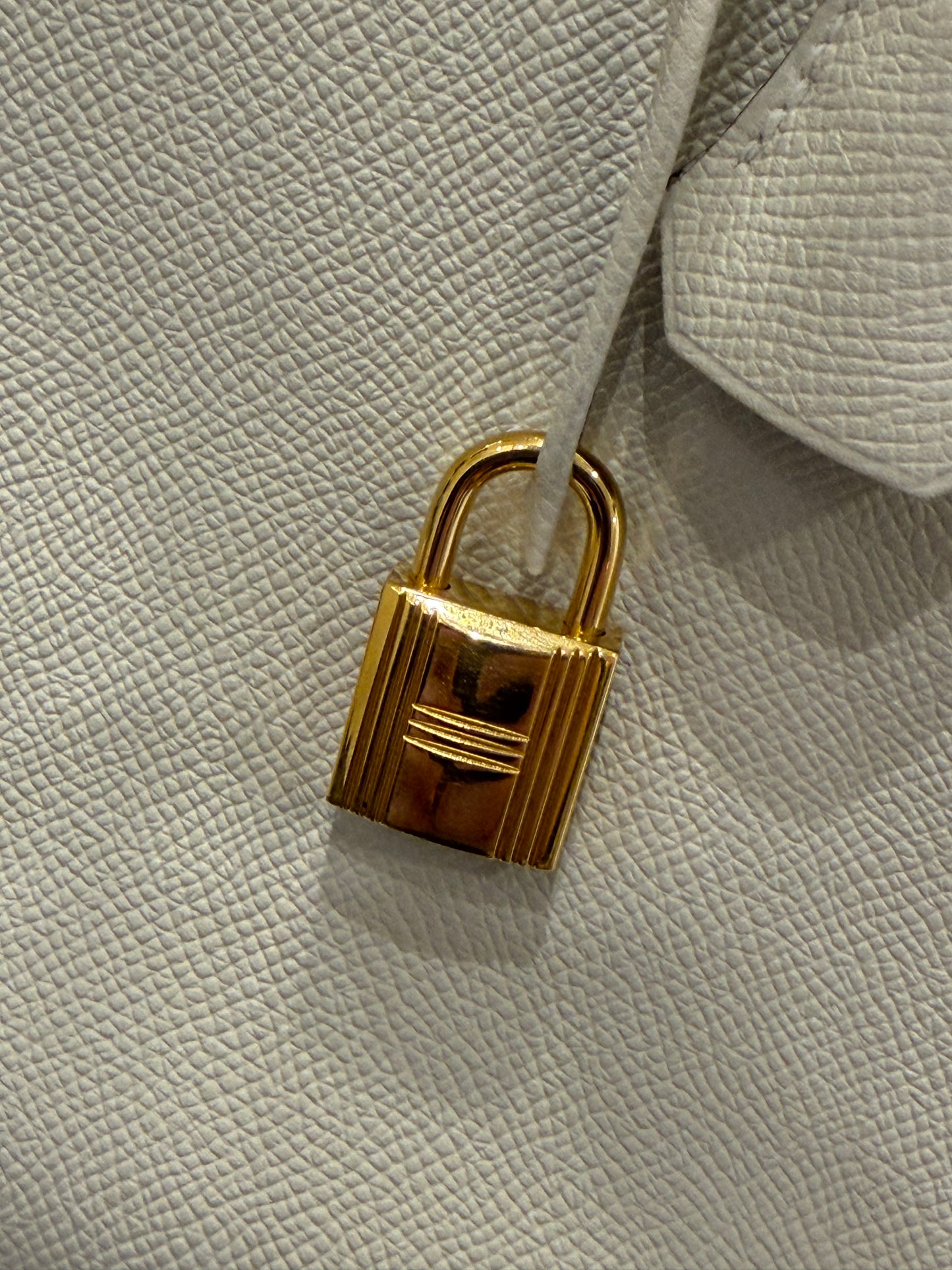 Hermès Birkin 35 colore Craie hardware  gold