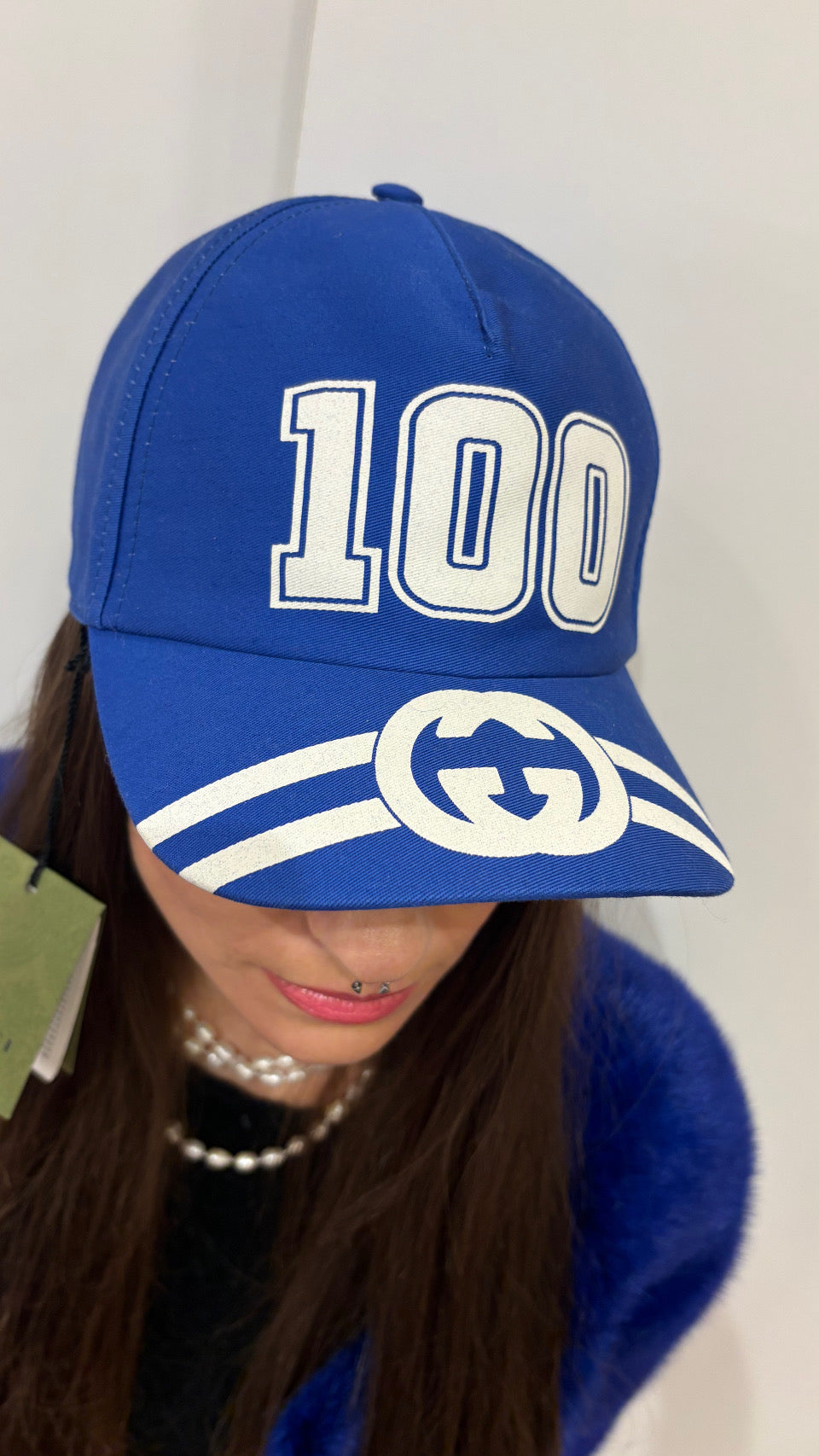 Gucci 100 Baseball Velcro Strap Cap