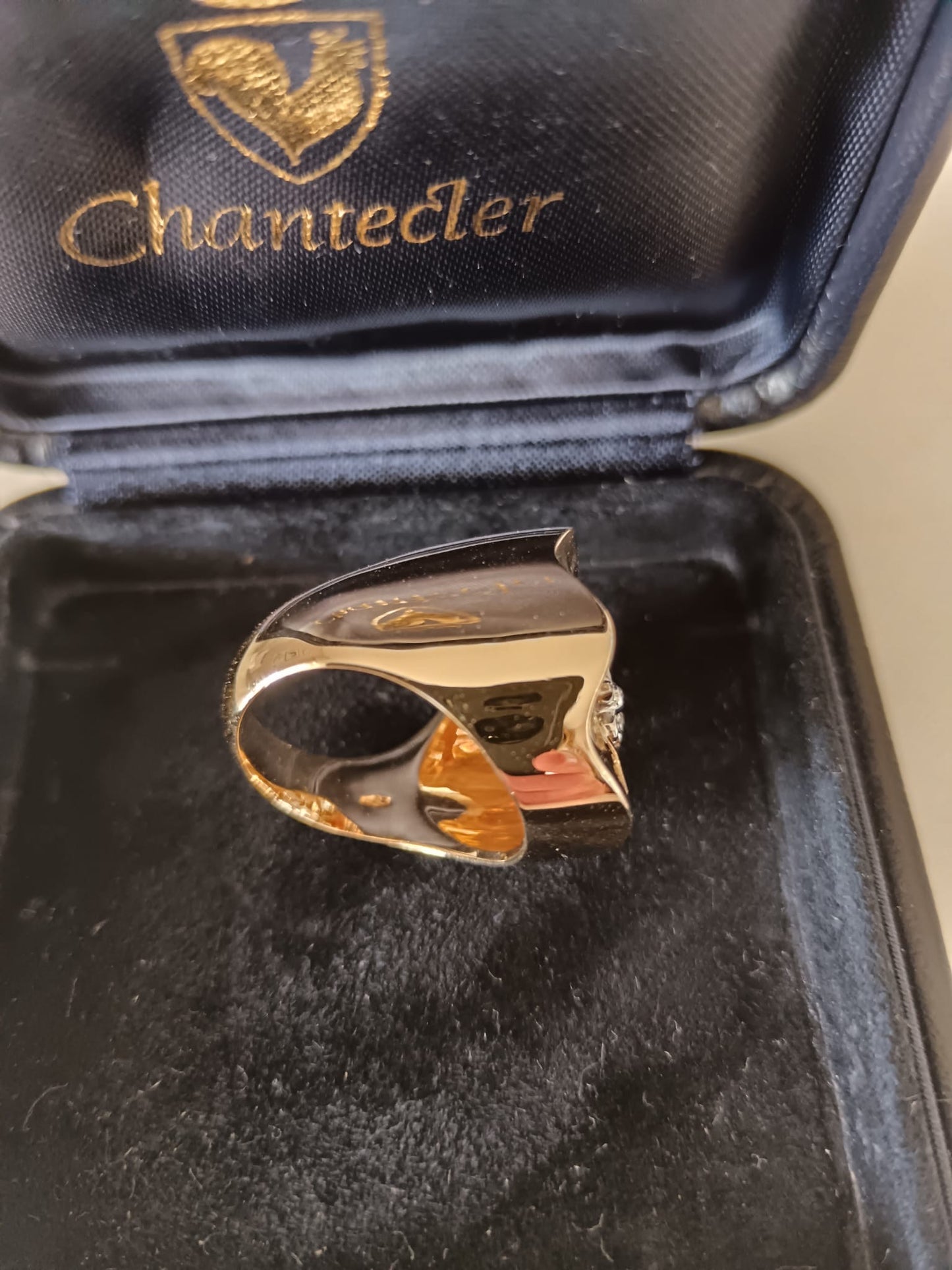 Chantecler anello Gallo in oro e diamanti