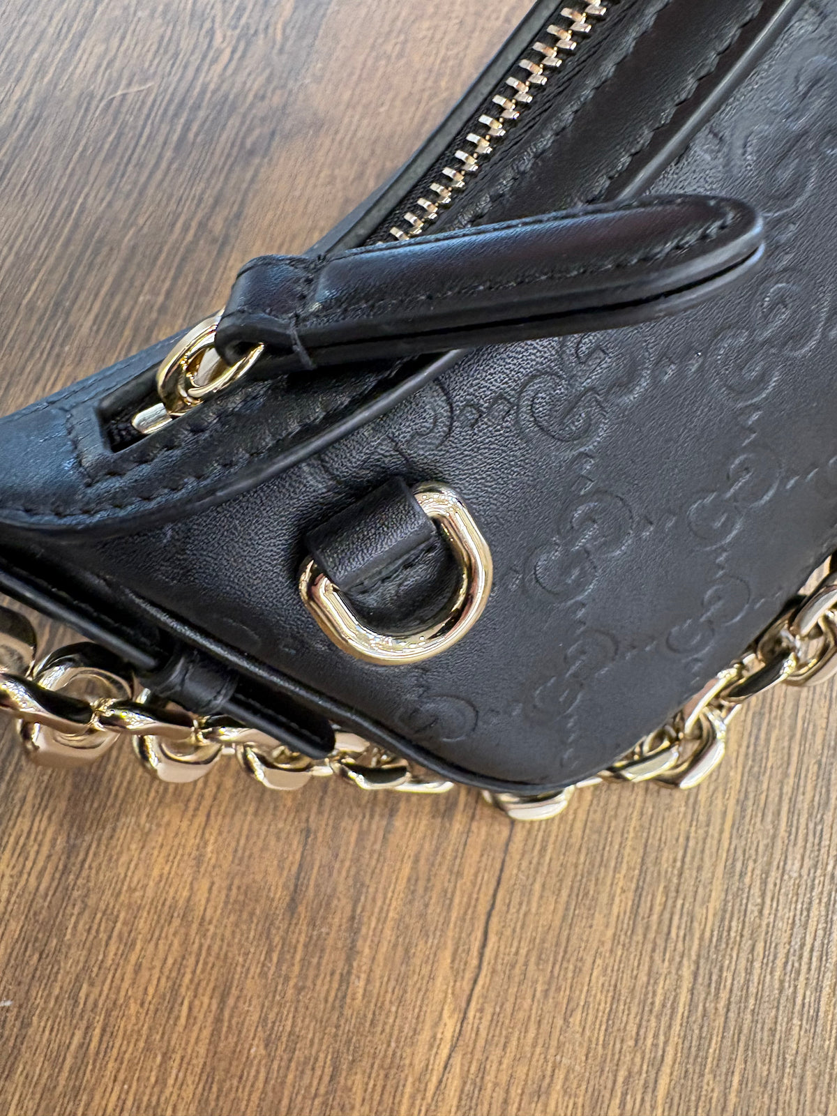 Gucci   Borsa a spalla GG Emblem misura mini Nuovo