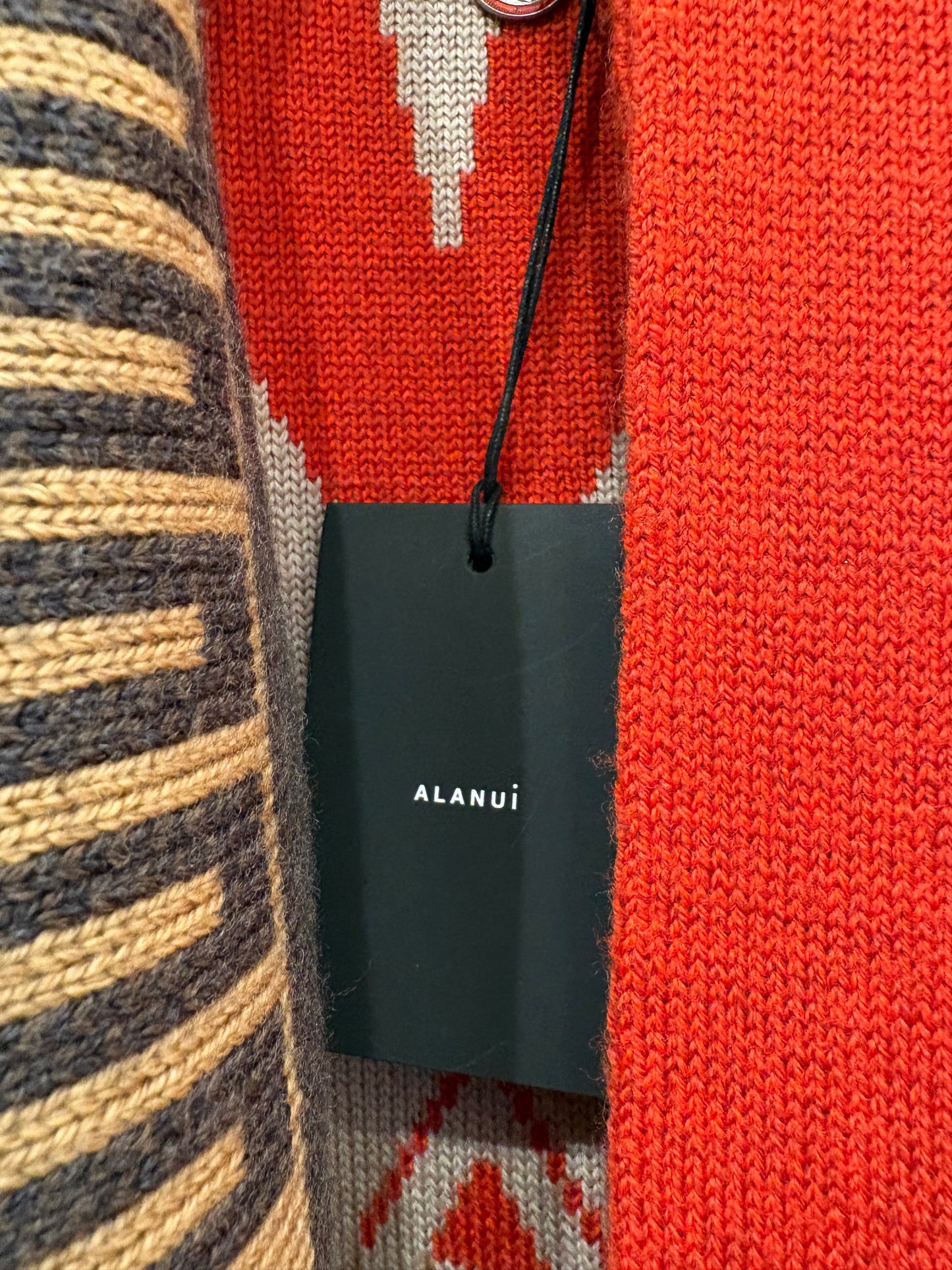 Alanui cardigan  Icon jacquard cashmere xs