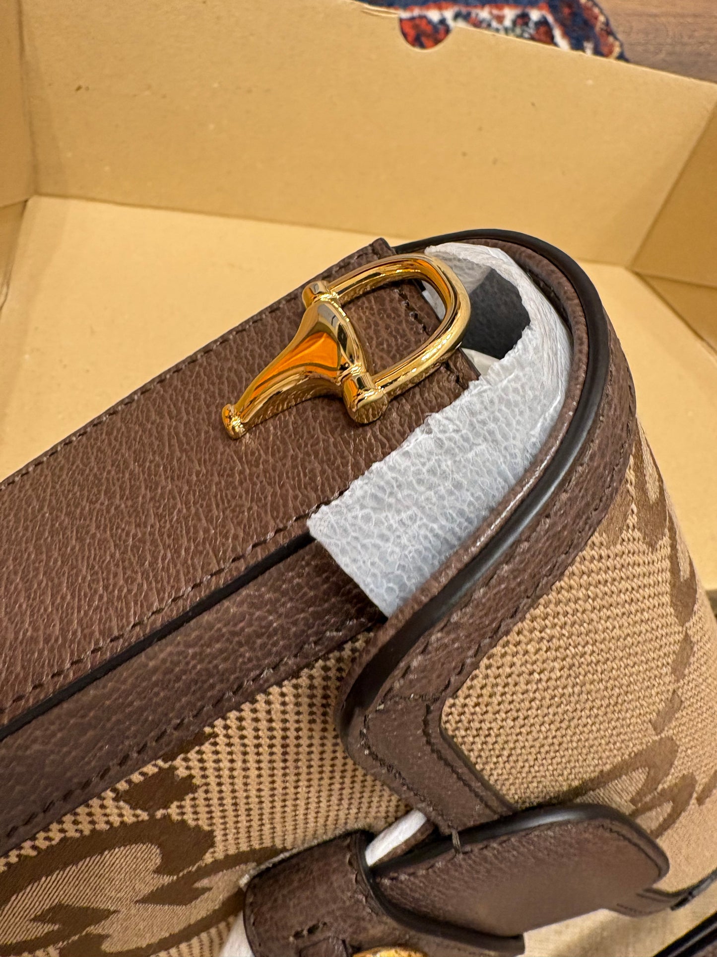 Gucci Horsebit 1955 Jumbo GG nuova