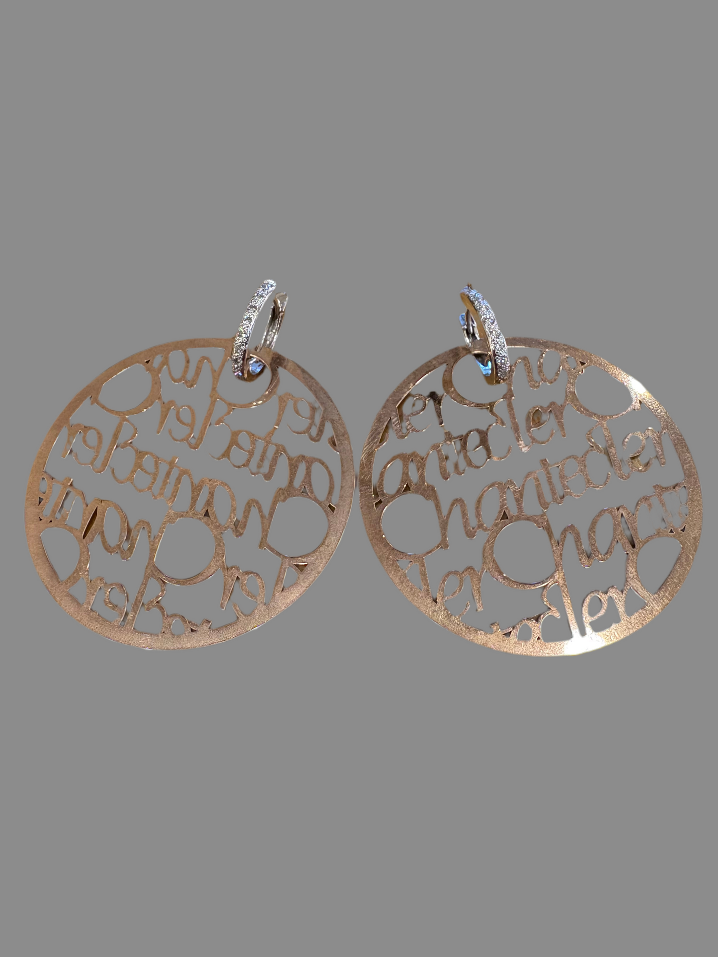 Chantecler orecchini oro rosa e diamanti