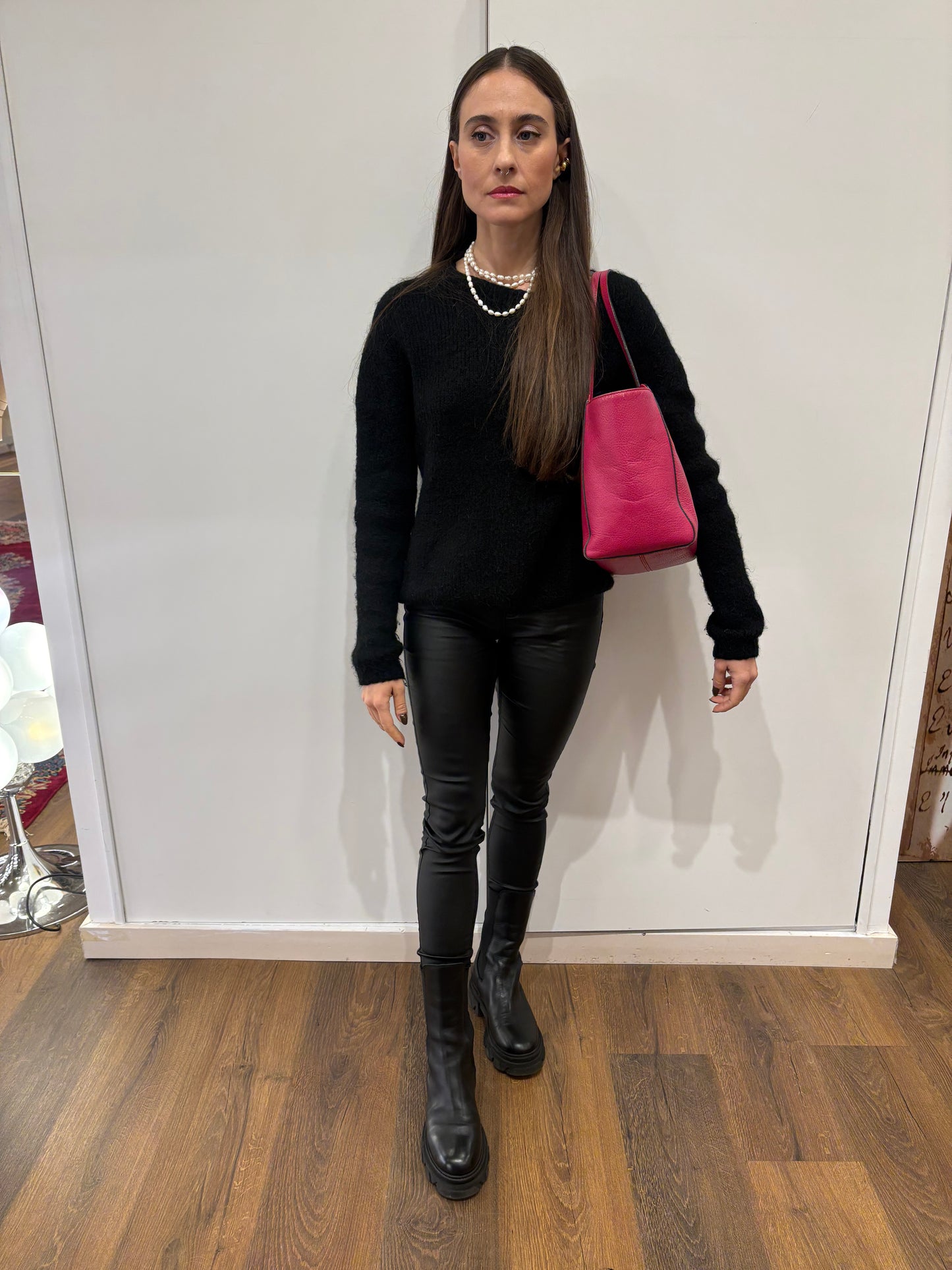 Gucci Swing  Tote bag in pelle fucsia