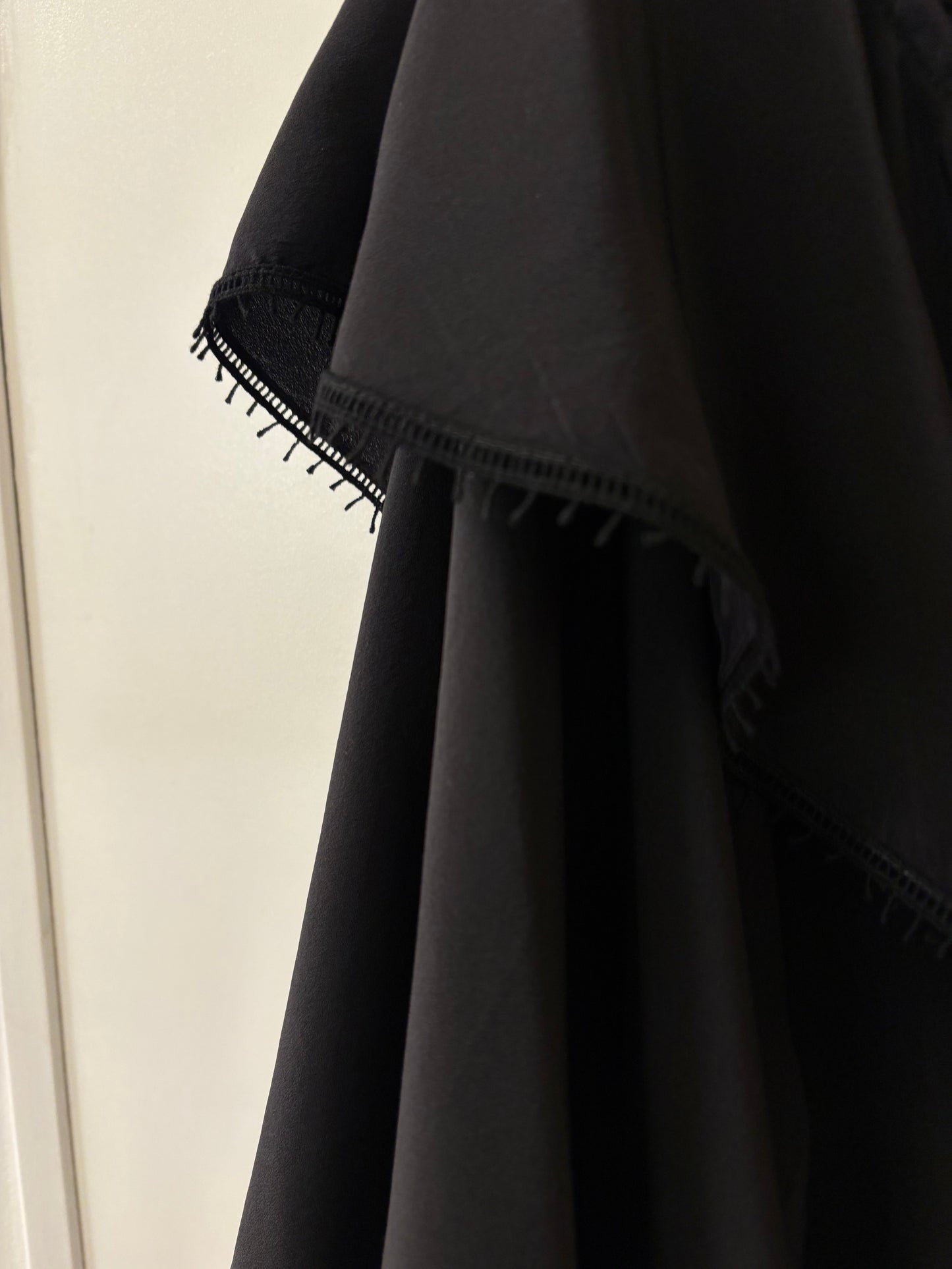 Chloe’ blusa in seta volants maniche ampie