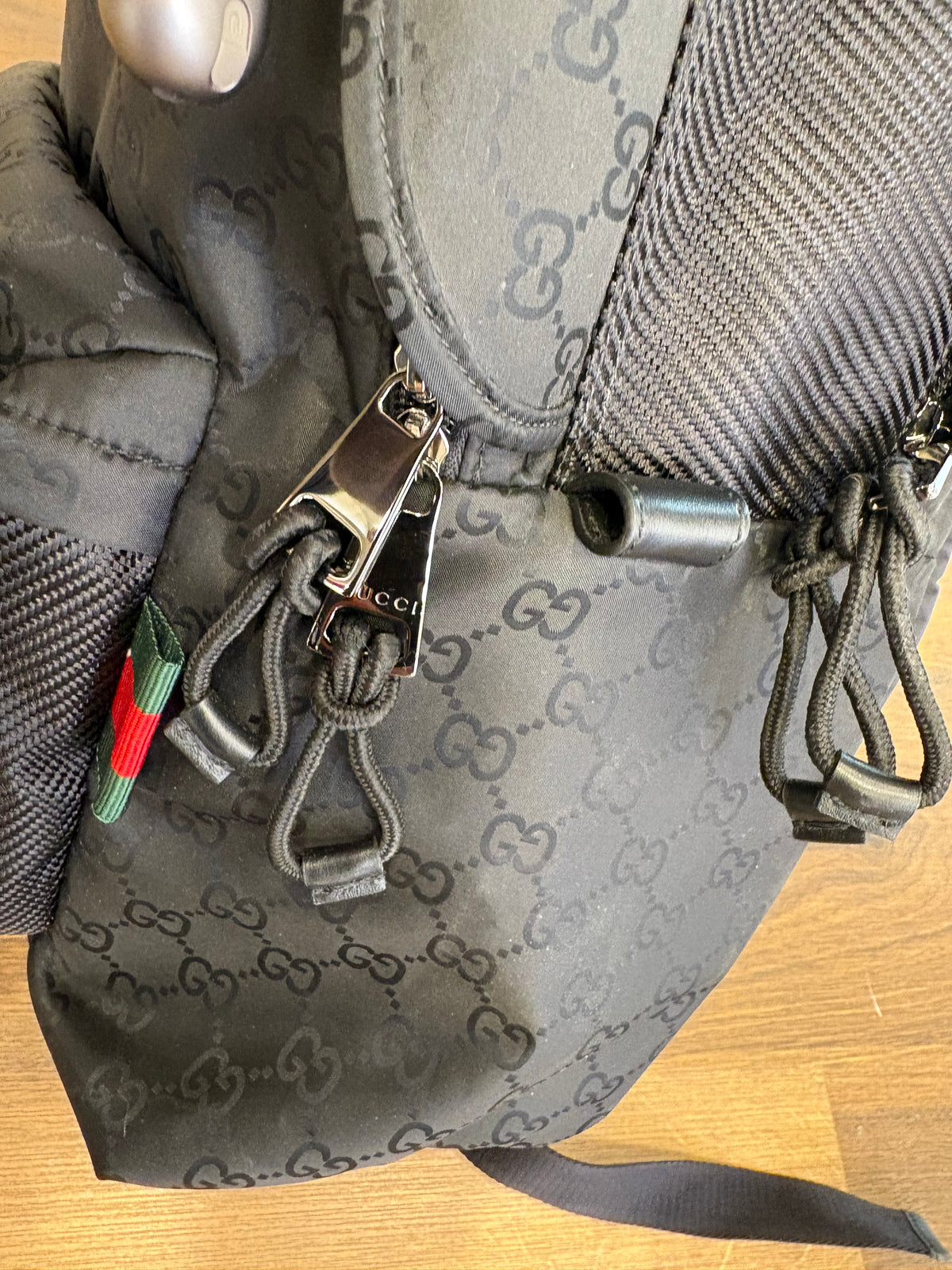 Gucci zaino Nexus misura media in nylon GG. Nuovo