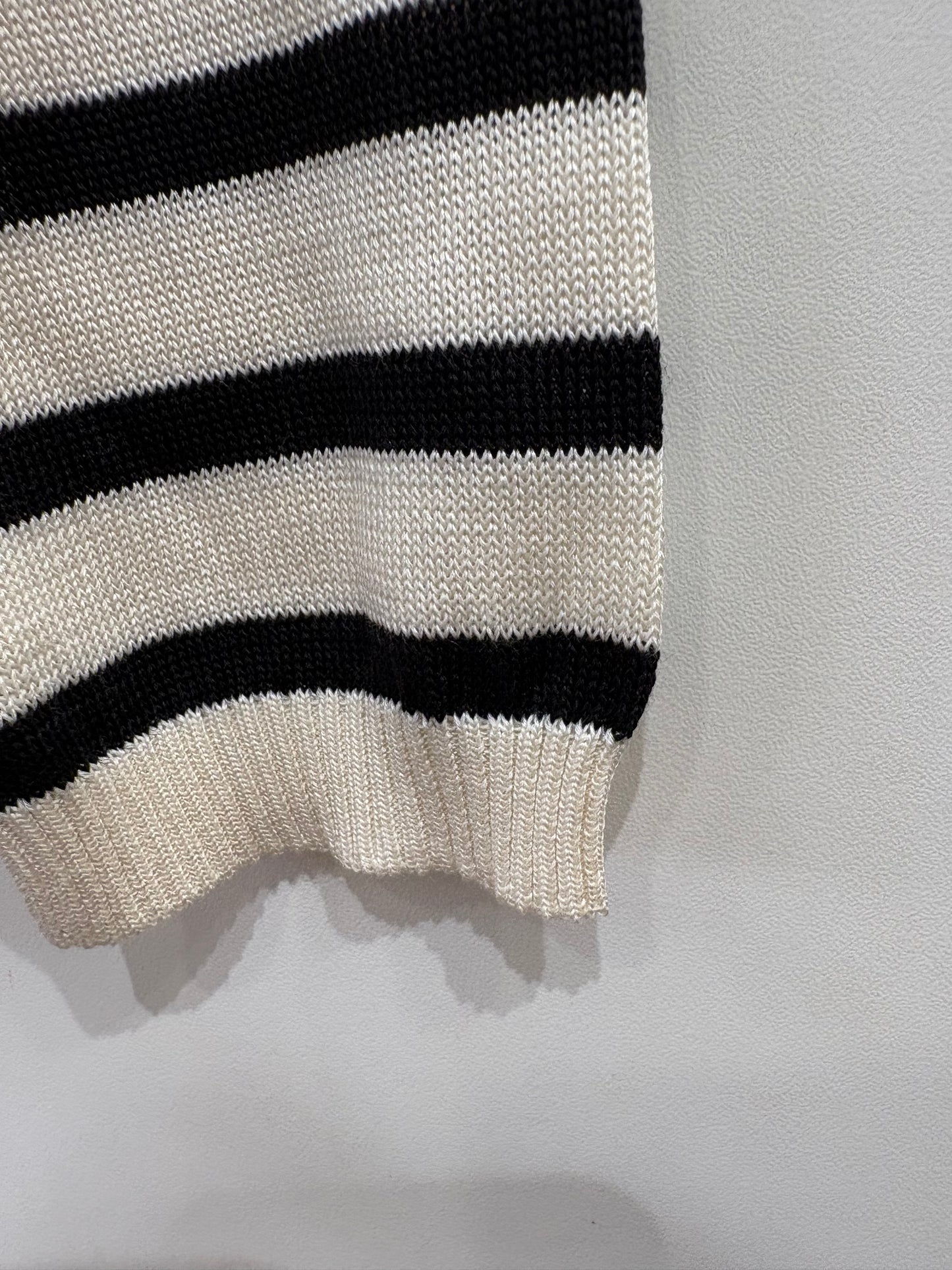 Dior maglia J’Adior 8 righe bianche e nere