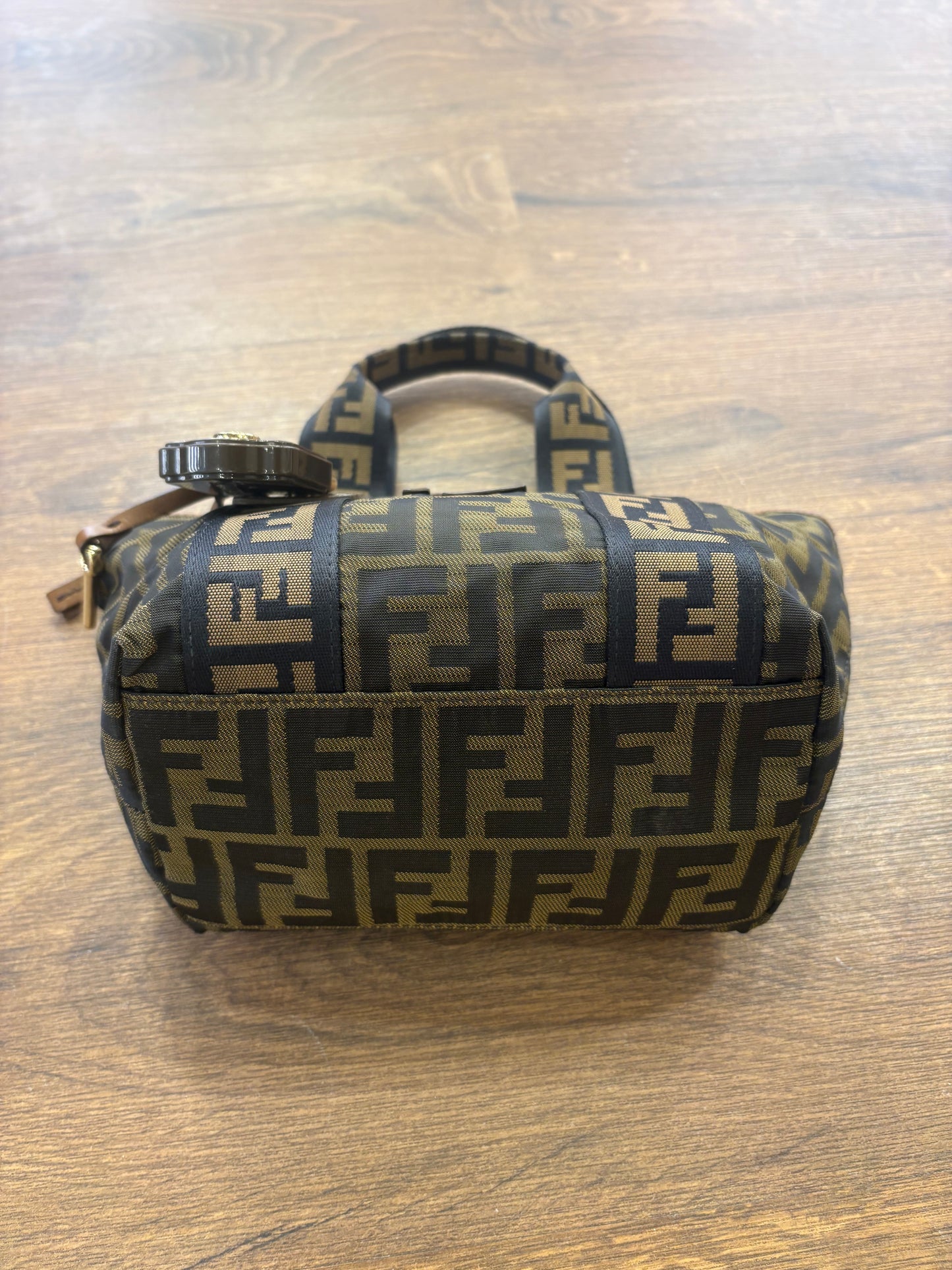 Fendi Vintage Mini Shopper FF Zucca con Lucchetto