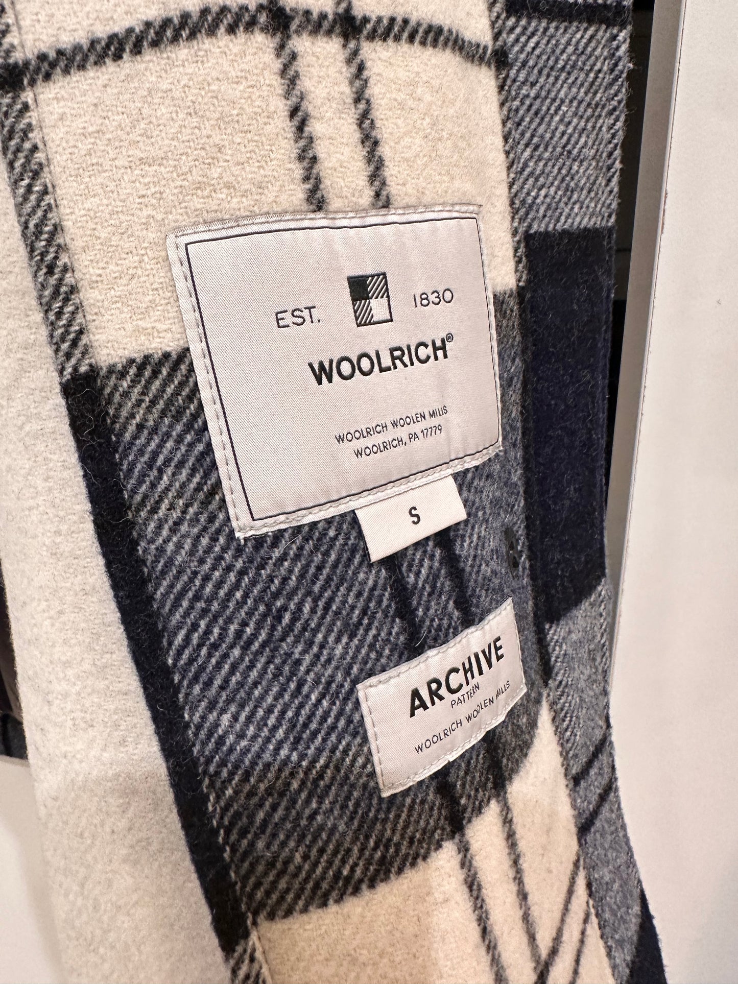 Woolrich cappotto lana interno piumino