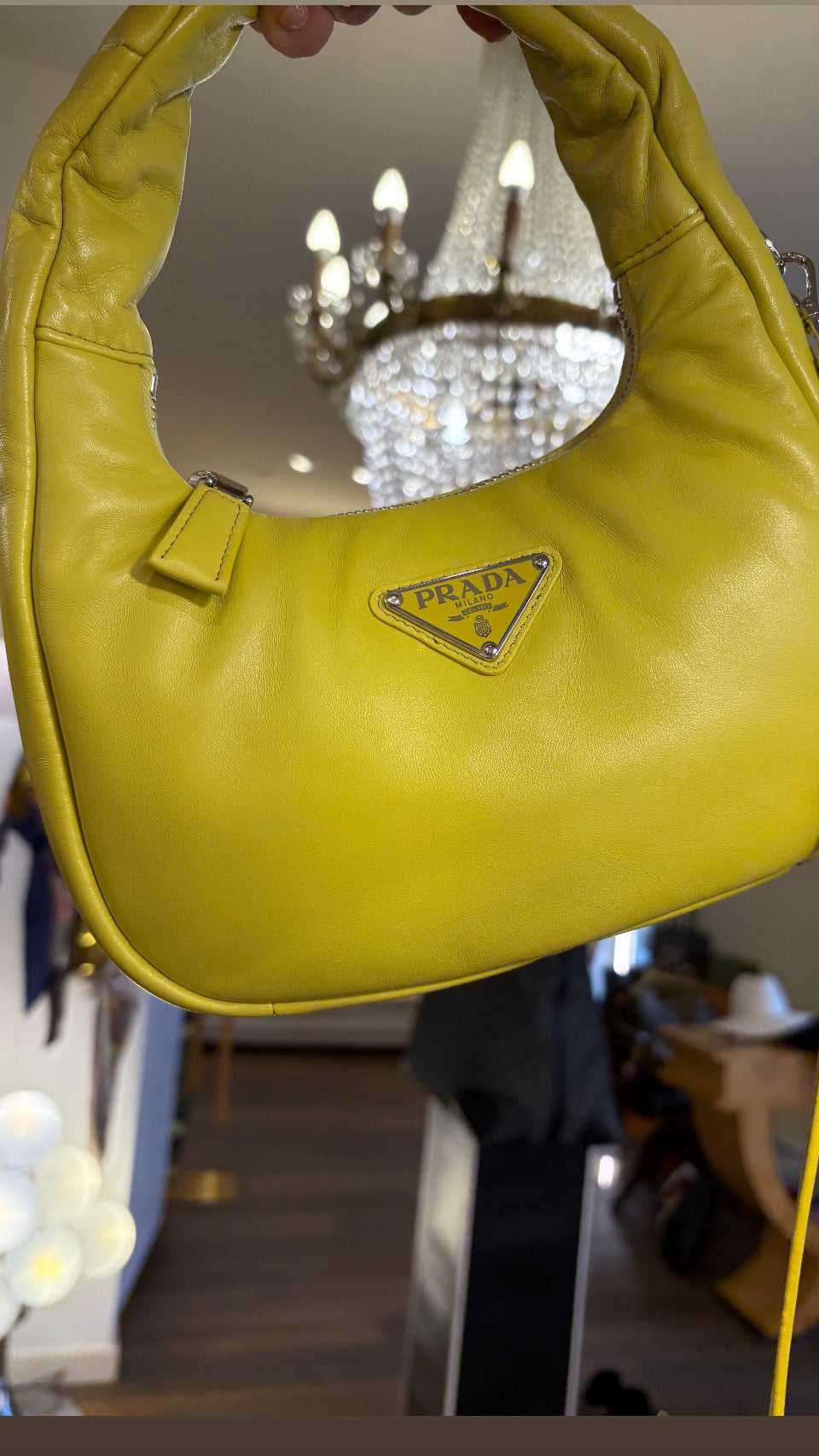 Prada borsa mini in nappa di pelle