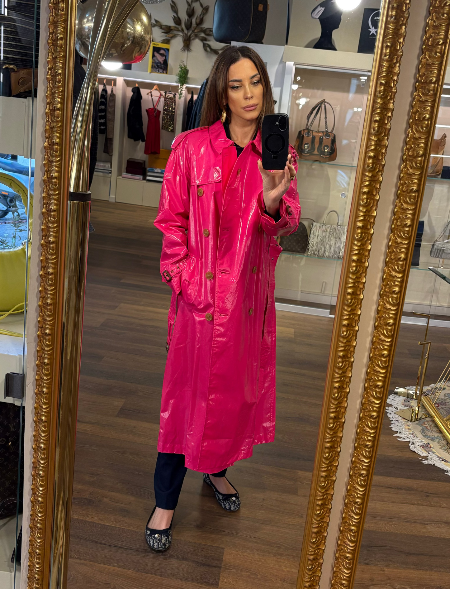 Burberry The EastheathCoated Cotton Trench Coat. Nuovo