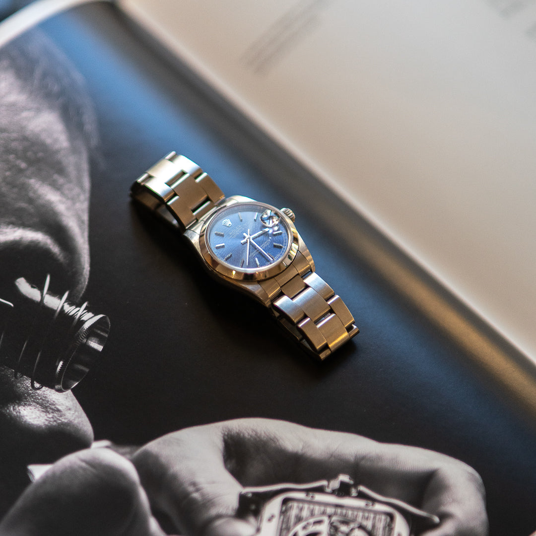 Rolex Datejust Oyster Quadrante Blu