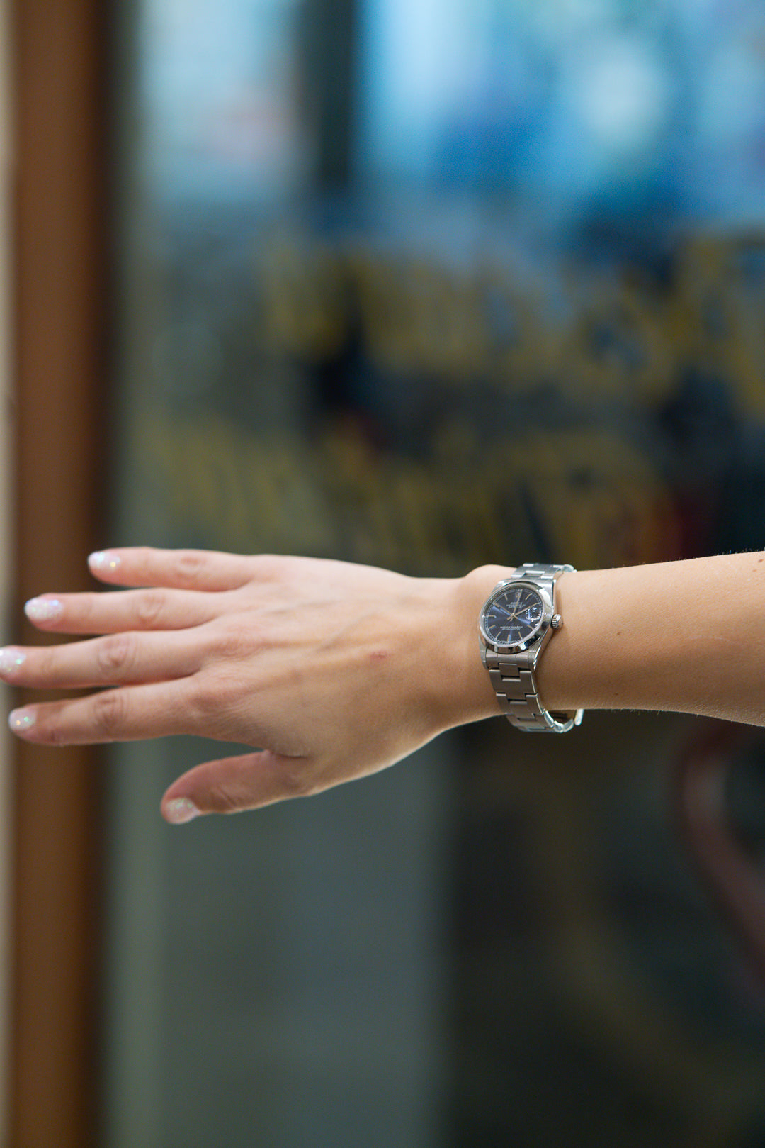 Rolex Datejust Oyster Quadrante Blu